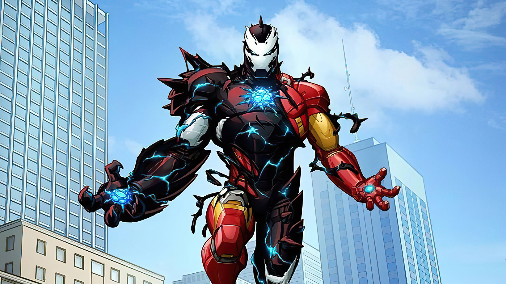 Free download wallpaper Iron Man, Crossover, Venom, Comics on your PC desktop