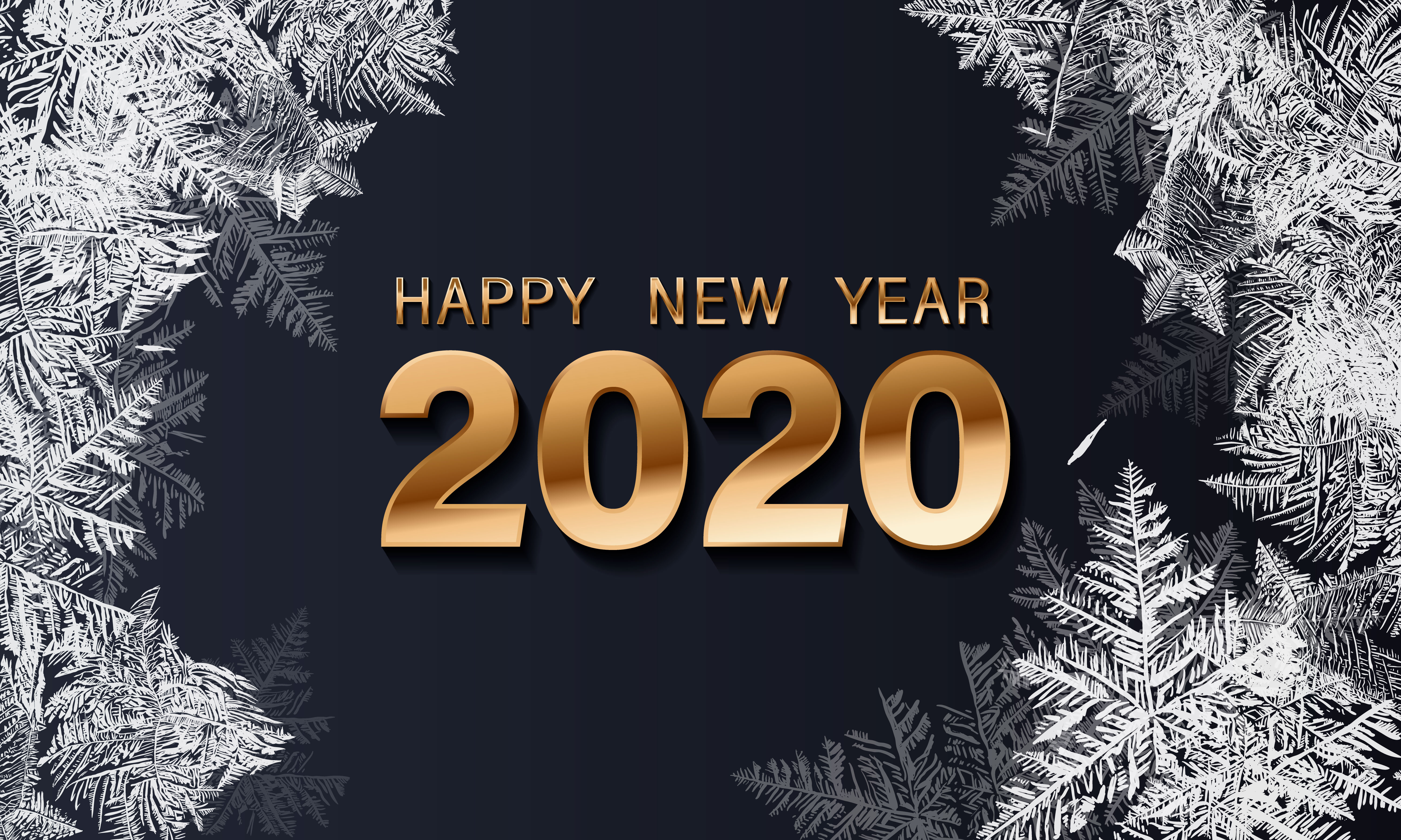 Скачать обои бесплатно Новый Год, Праздничные, С Новым Годом, Новый Год 2020 картинка на рабочий стол ПК