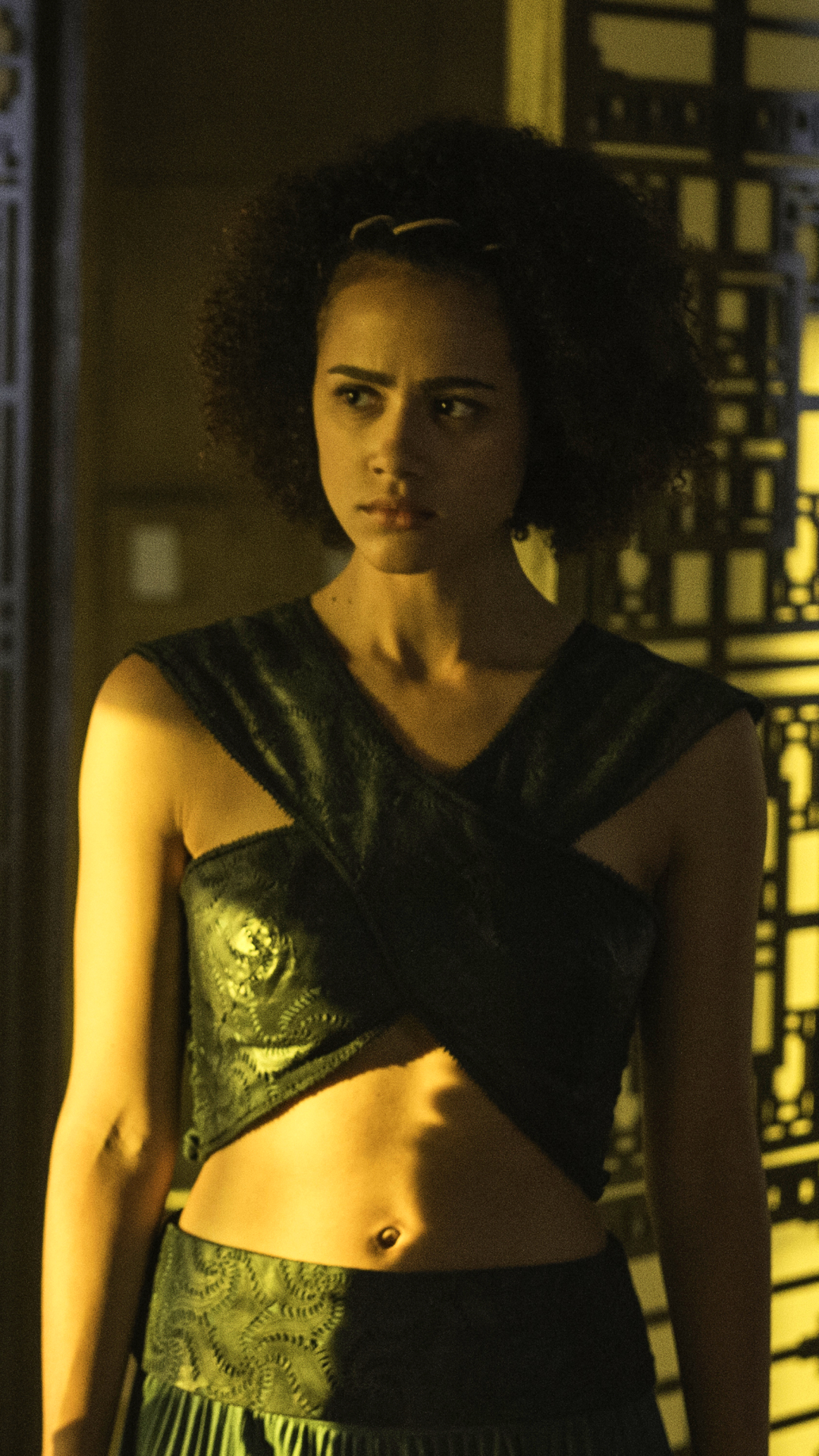Download mobile wallpaper Game Of Thrones, Tv Show, Grey Worm, Missandei (Game Of Thrones), Nathalie Emmanuel, Jacob Anderson for free.