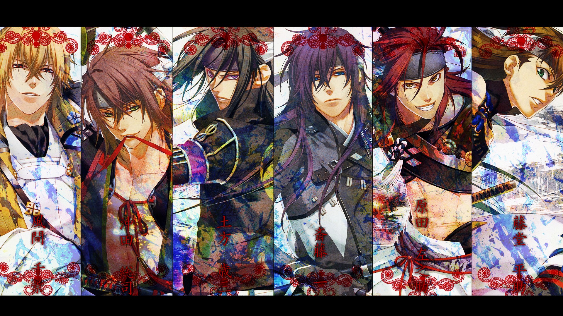 Handy-Wallpaper Hakuouki Shinsengumi Kitan, Animes kostenlos herunterladen.