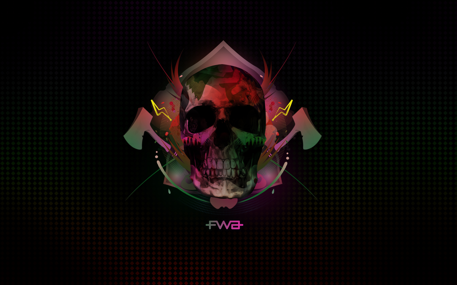 Download mobile wallpaper Dark, Skull for free.