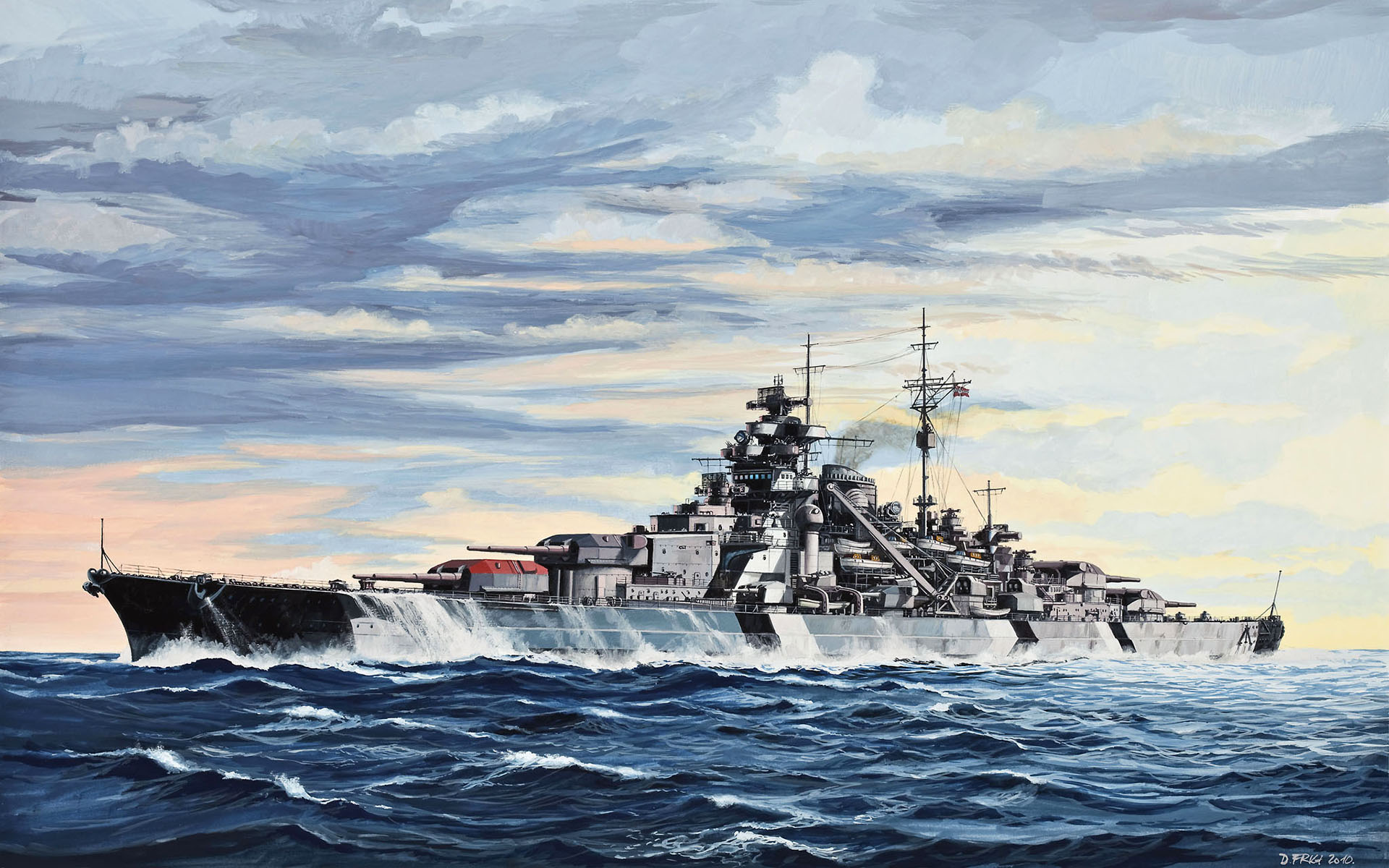 334517壁紙のダウンロード軍隊, ドイツ戦艦ビスマルク, 戦艦, 軍艦-スクリーンセーバーと写真を無料で