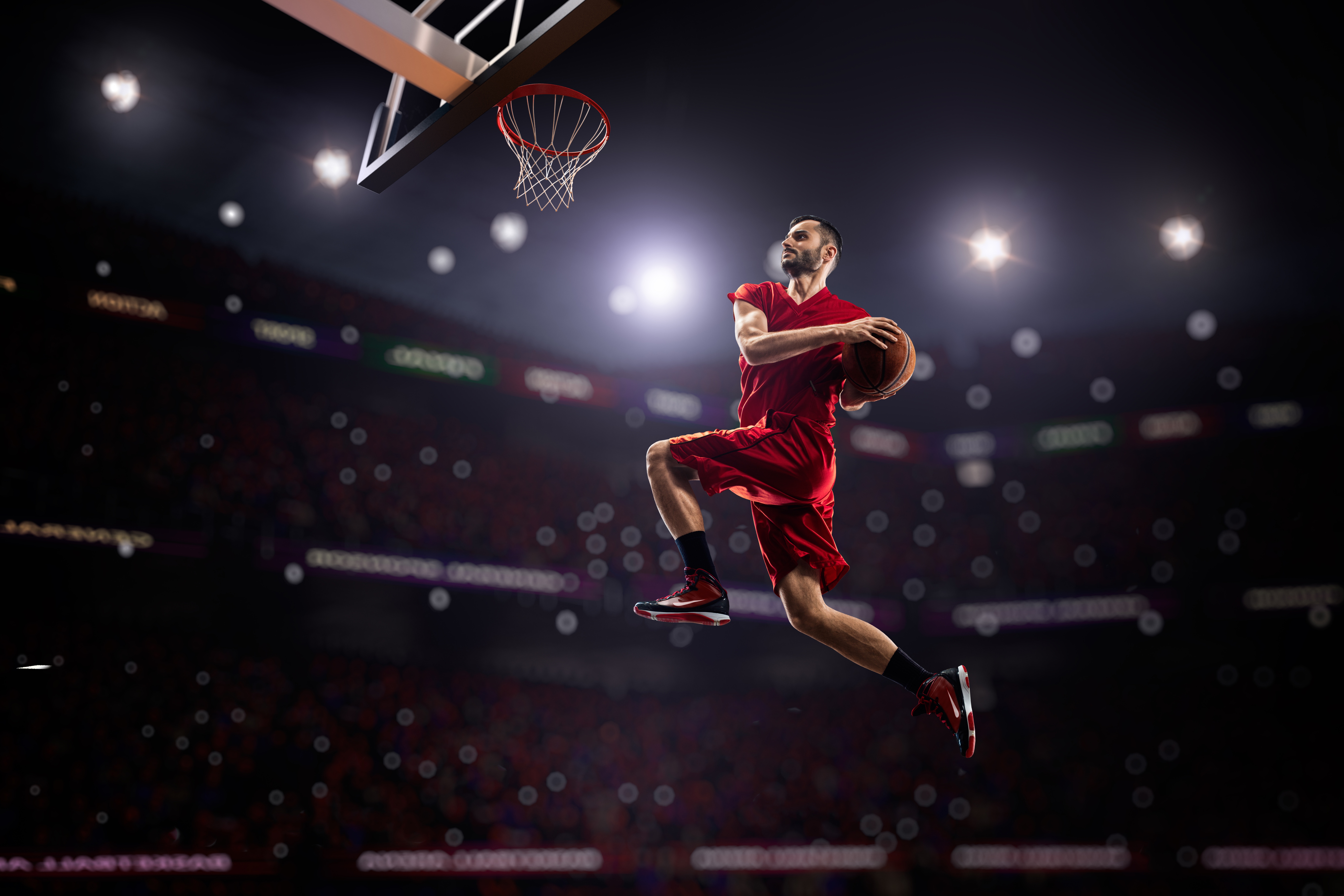 Handy-Wallpaper Sport, Basketball, Tiefenschärfe kostenlos herunterladen.