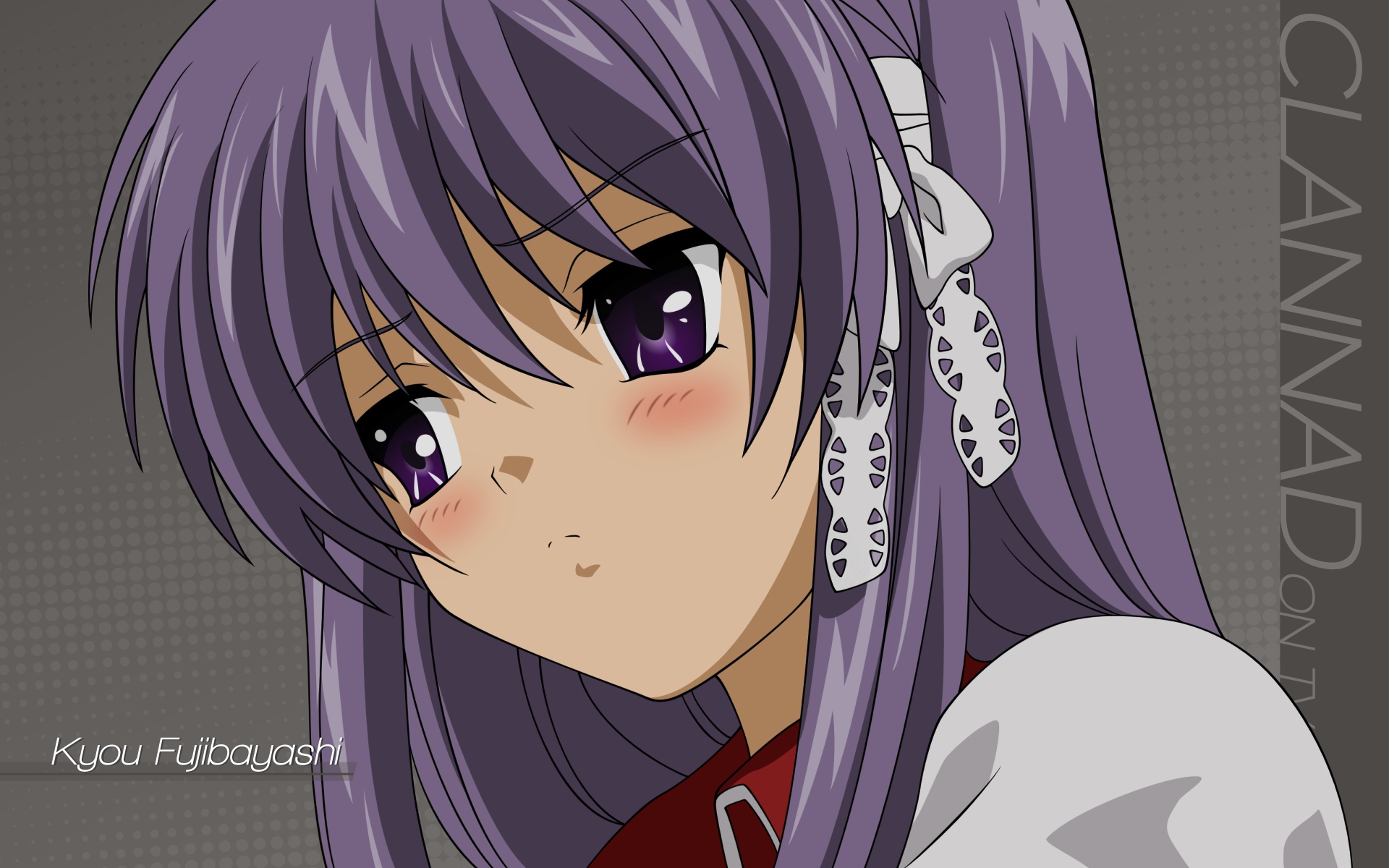 Handy-Wallpaper Clannad, Kyou Fujibayashi, Animes kostenlos herunterladen.