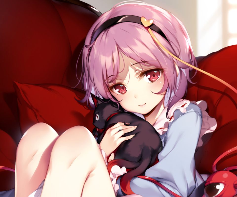 Téléchargez gratuitement l'image Animé, Touhou, Satori Komeiji sur le bureau de votre PC