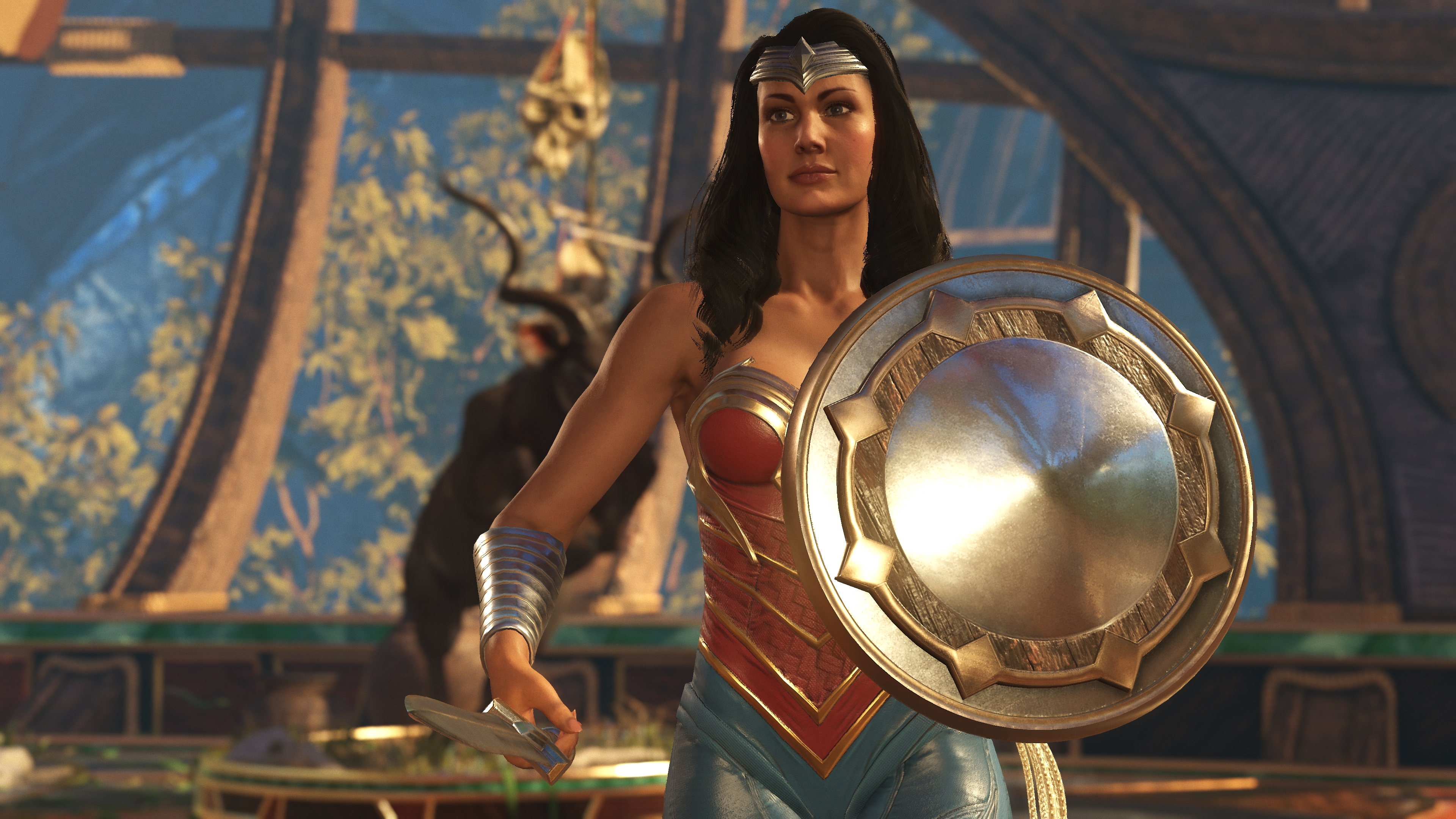 Handy-Wallpaper Computerspiele, Wonderwoman, Injustice 2, Injustice kostenlos herunterladen.