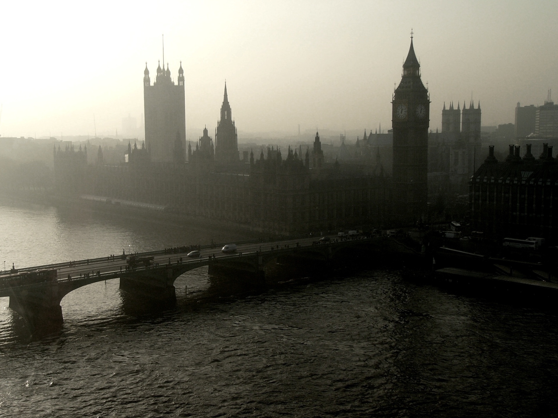 118686 скачать картинку панорама, лондон, города, река, биг бен (big ben), город, мост, башня, темза, вестминстерский дворец - обои и заставки бесплатно