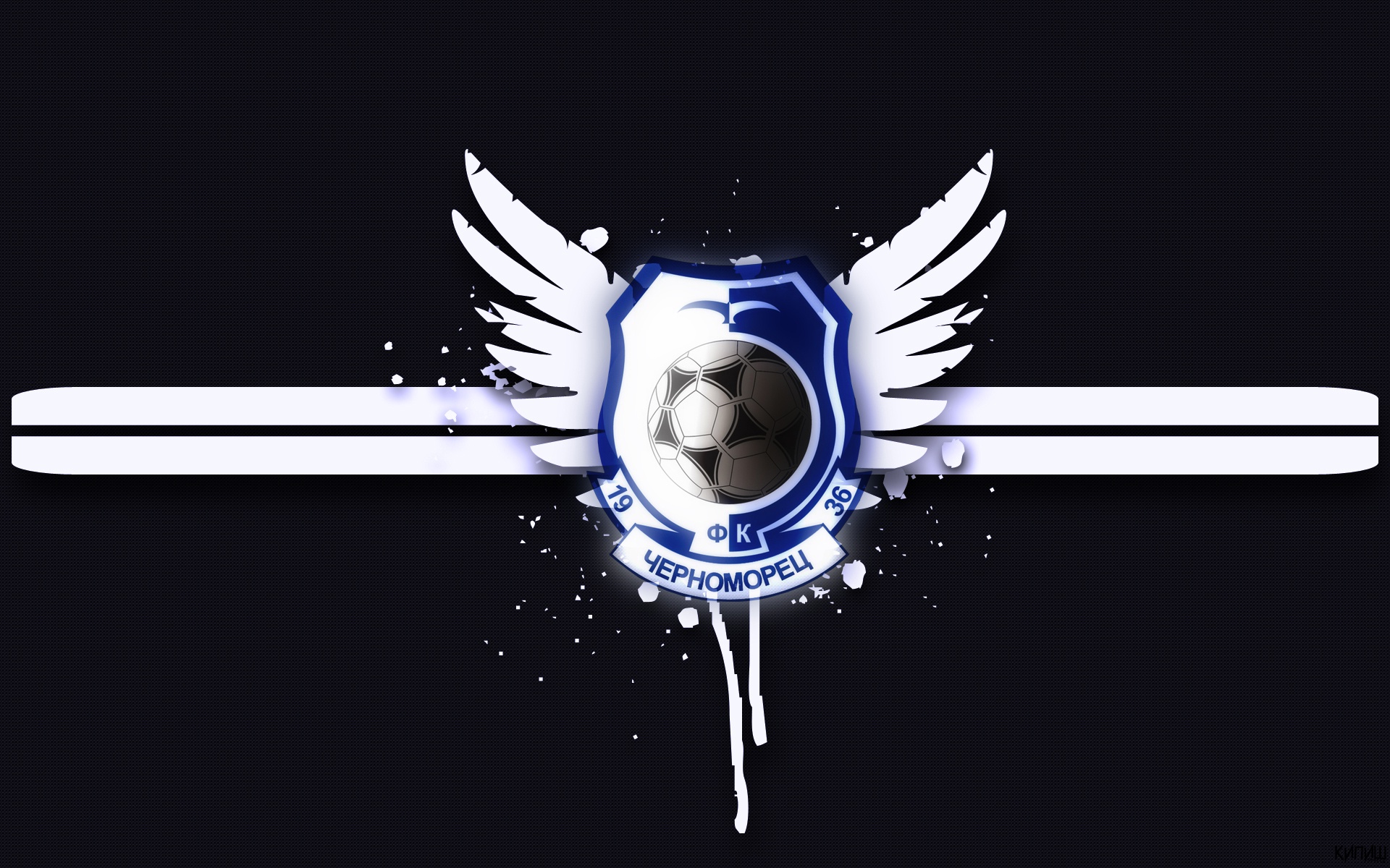 Handy-Wallpaper Sport, Fußball, Logo, Emblem, Fc Tschornomorez Odessa kostenlos herunterladen.
