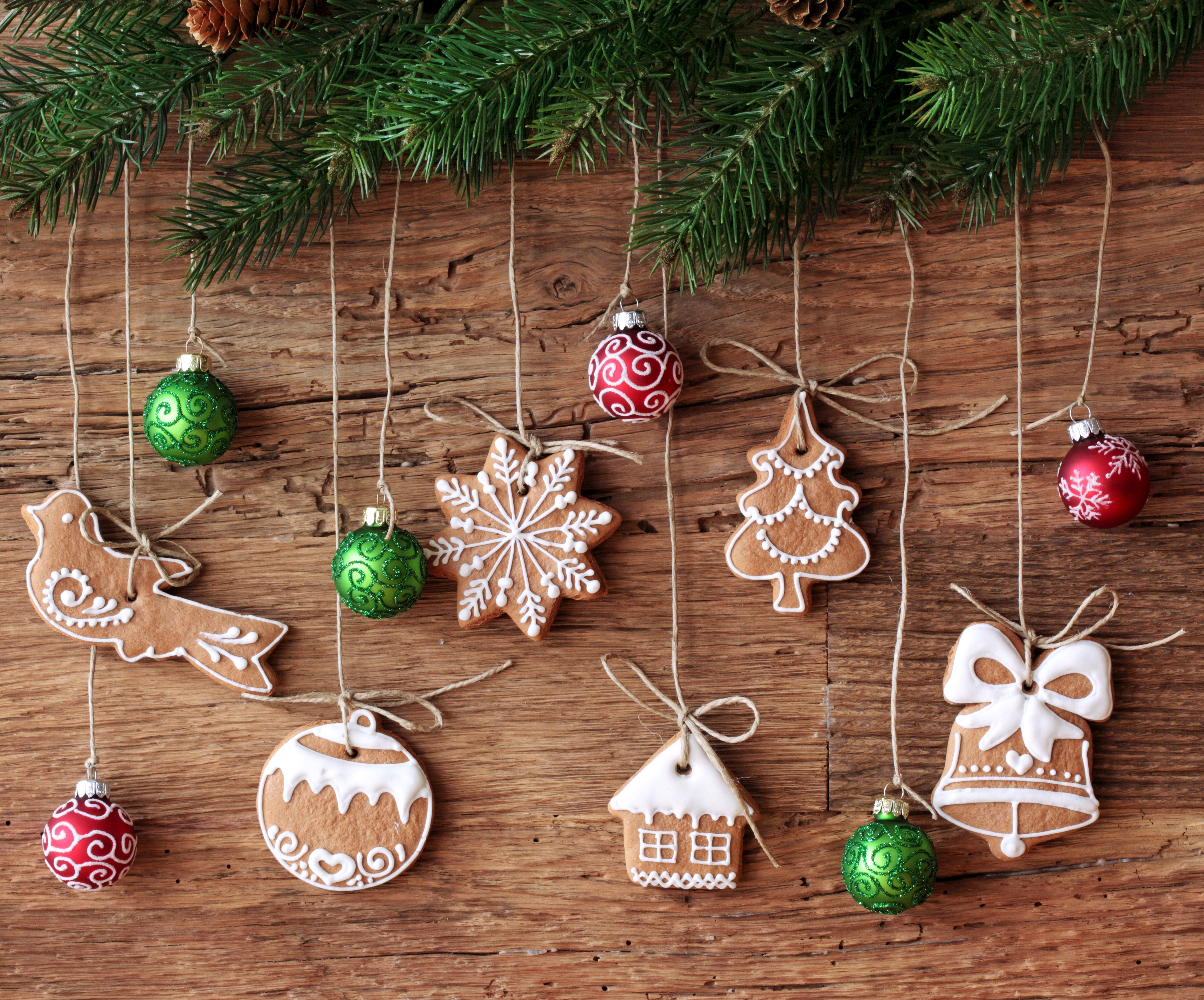 Téléchargez des papiers peints mobile Noël, Vacances, Décorations De Noël, Biscuit, Pain D'épice gratuitement.