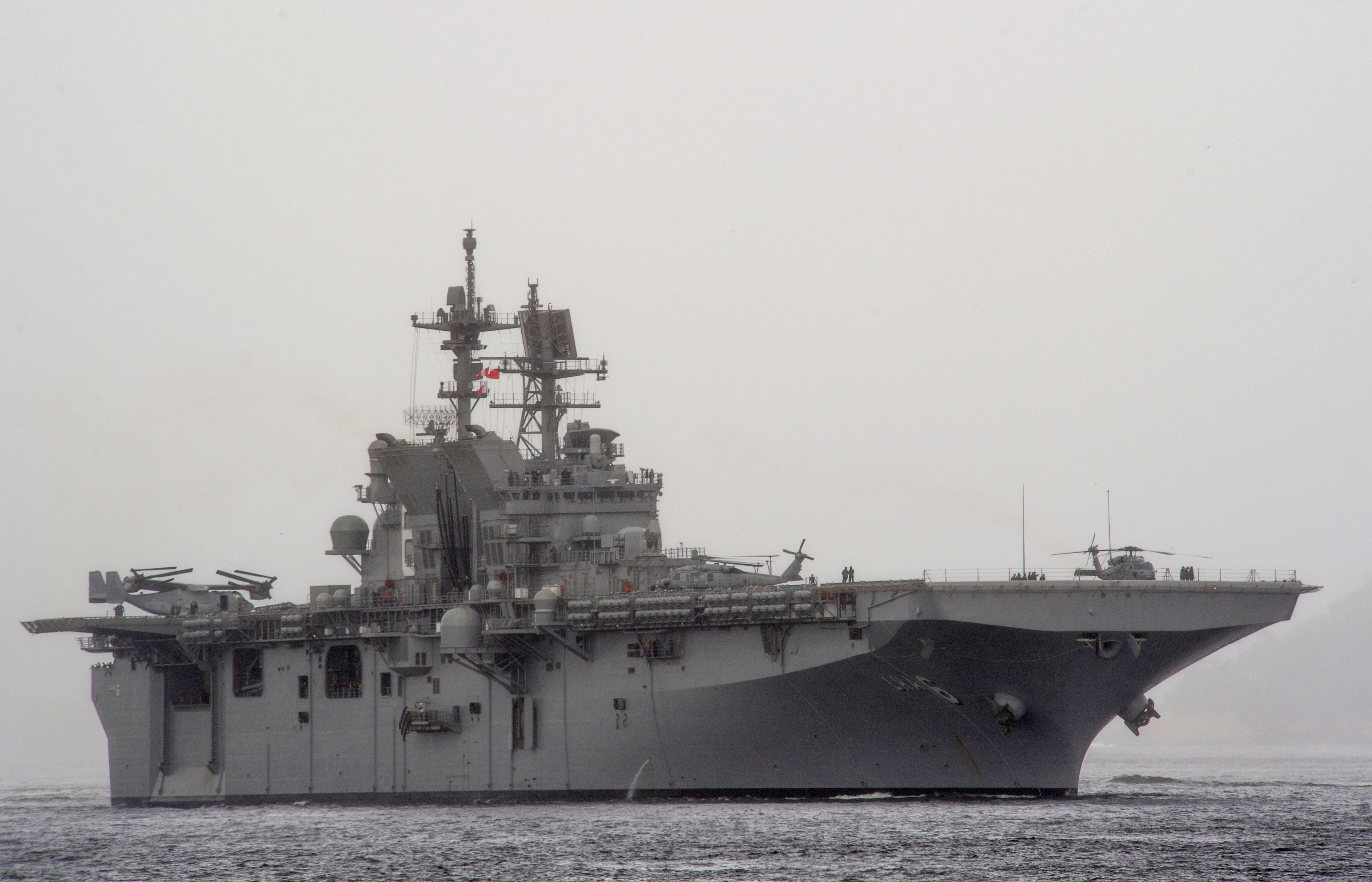 369720 Hintergrundbild herunterladen militär, uss amerika (lha 6), amphibisches angriffsschiff, kriegsschiff, kriegsschiffe - Bildschirmschoner und Bilder kostenlos