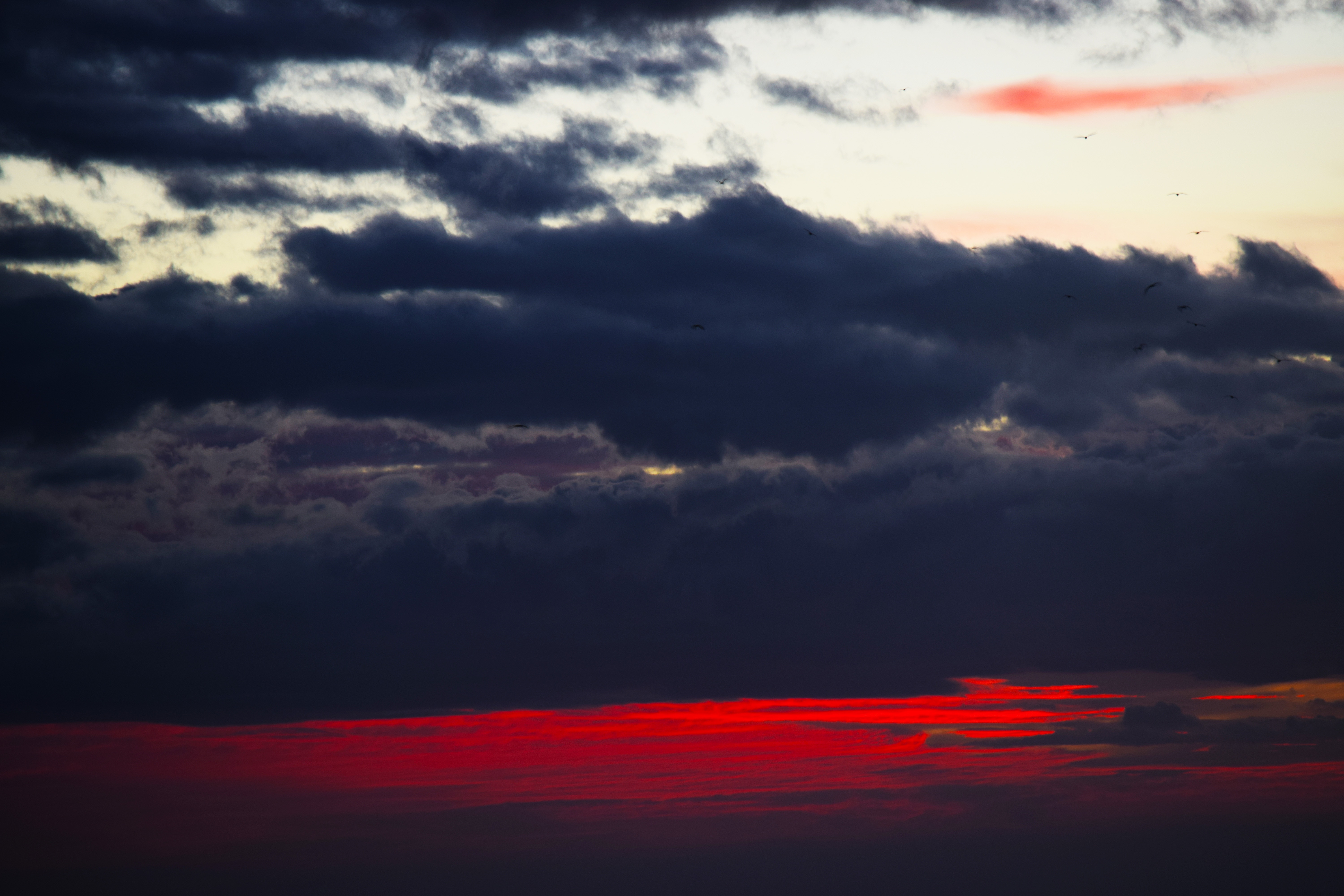 Handy-Wallpaper Clouds, Natur, Sky, Sunset kostenlos herunterladen.