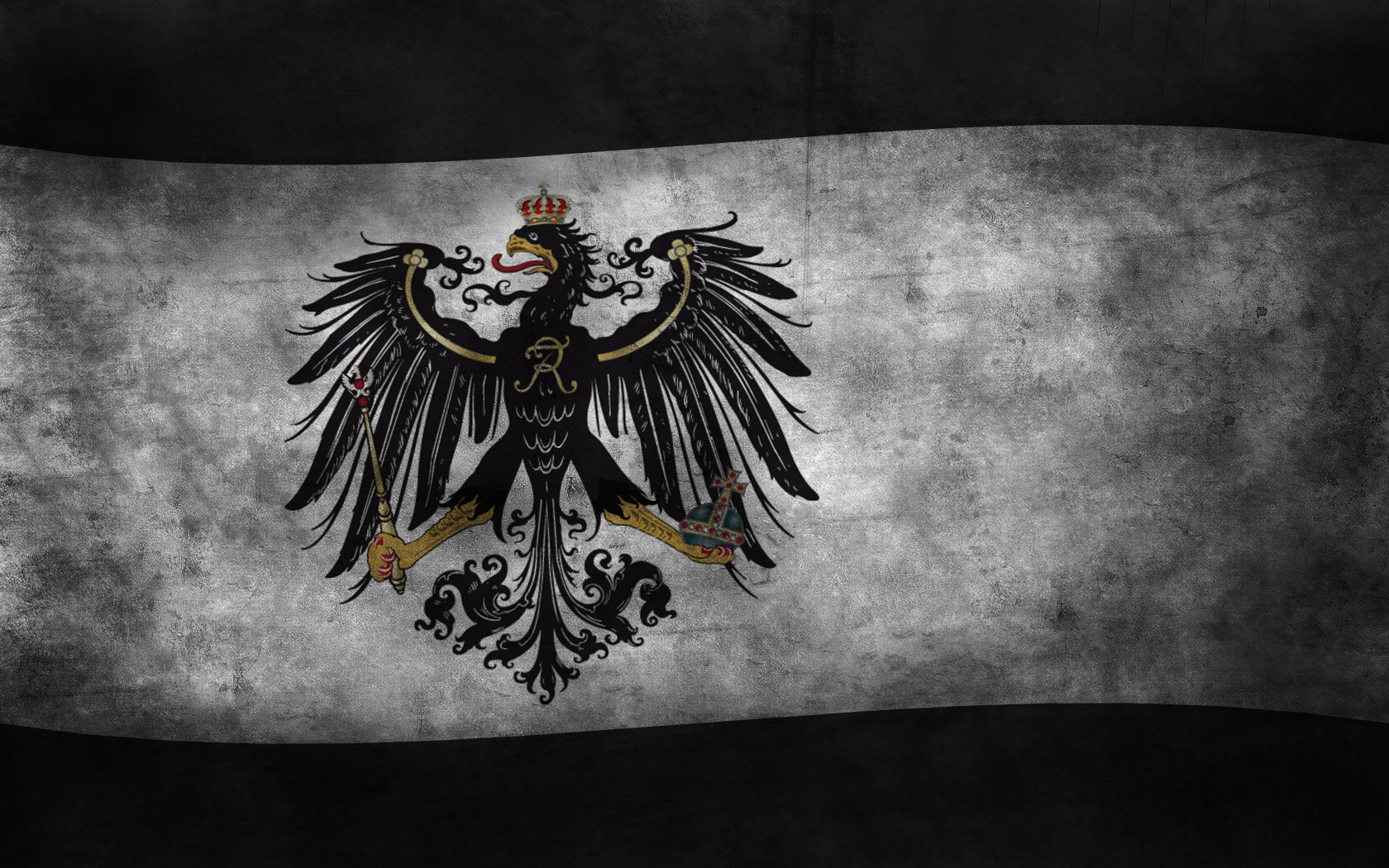 Laden Sie Flagge Von Preußen HD-Desktop-Hintergründe herunter
