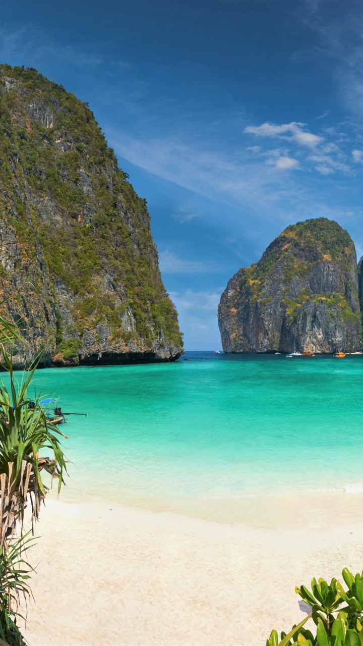 Descarga gratuita de fondo de pantalla para móvil de Playa, Isla, Tailandia, Tierra/naturaleza, Isla Phi Phi.