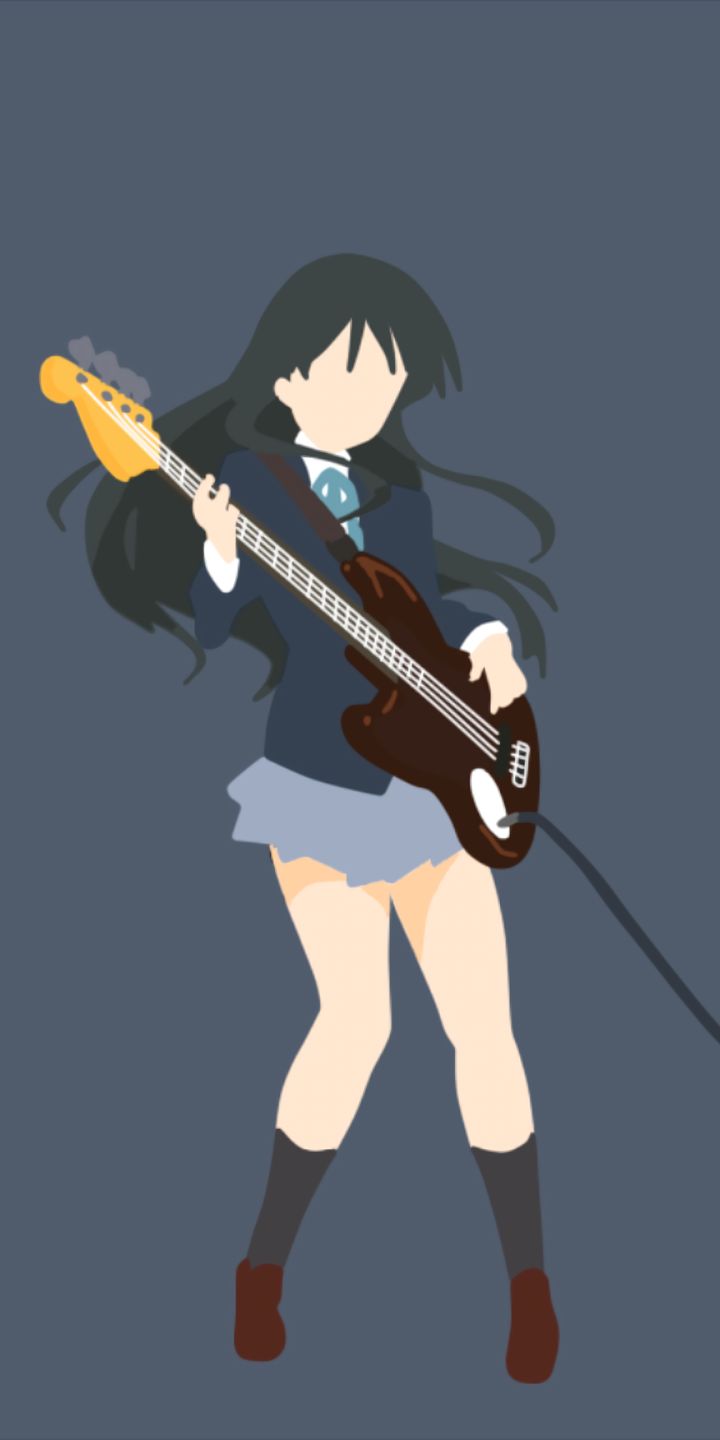 Baixar papel de parede para celular de Anime, Minimalista, Mio Akiyama, K On! gratuito.