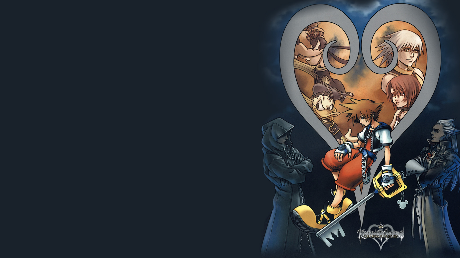 Популярні заставки і фони Kingdom Hearts: Chain Of Memories на комп'ютер