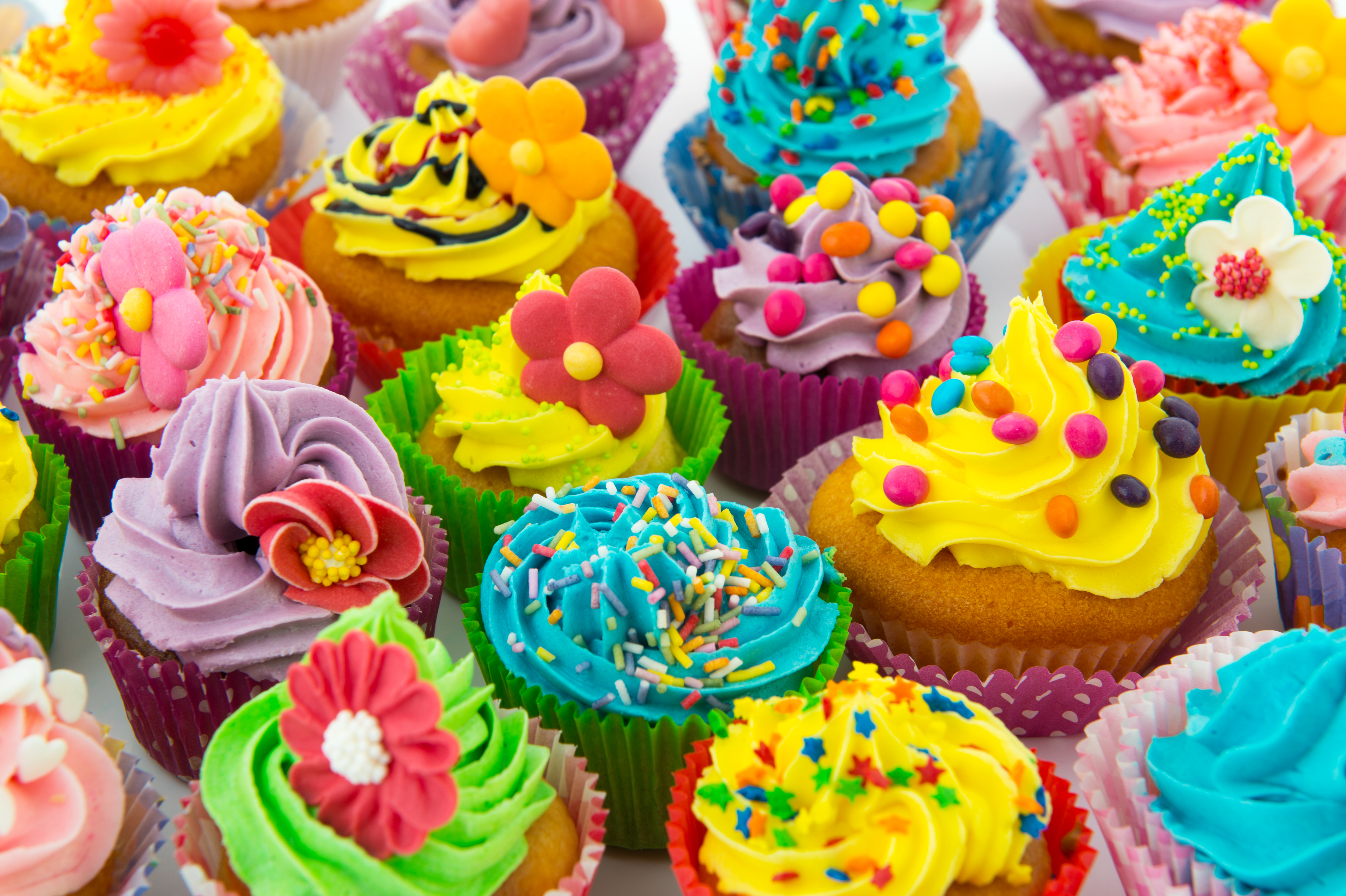 Download mobile wallpaper Food, Colors, Colorful, Cupcake for free.