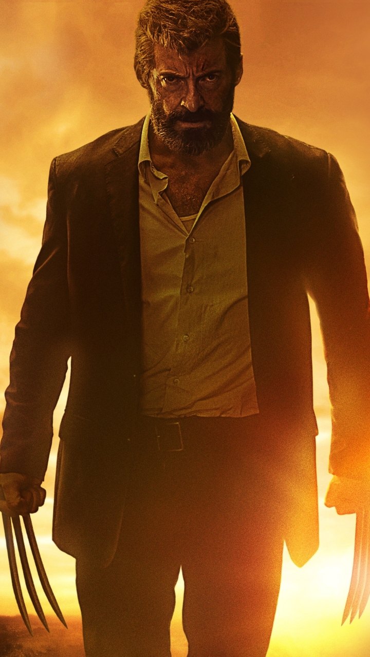 Download mobile wallpaper X Men, Hugh Jackman, Wolverine, Movie, Logan for free.