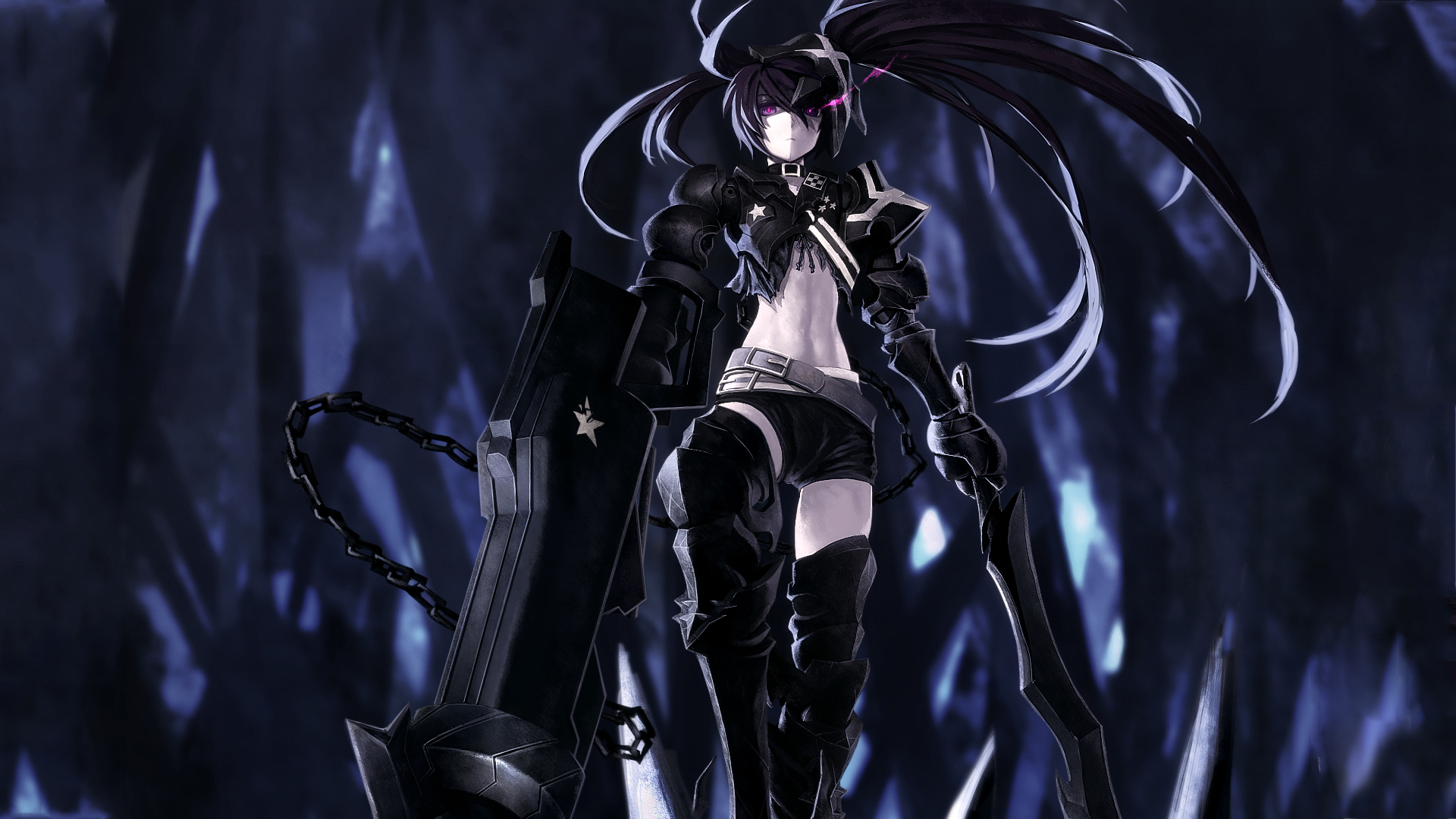 Free download wallpaper Anime, Black Rock Shooter on your PC desktop