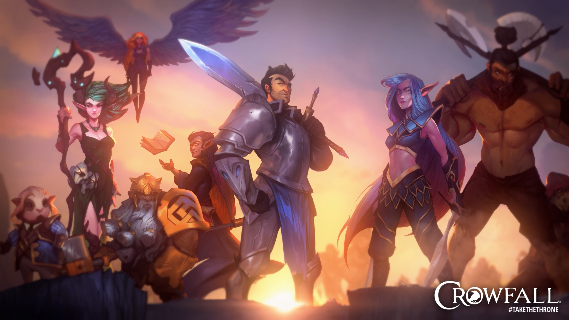 Download mobile wallpaper Video Game, Crowfall for free.