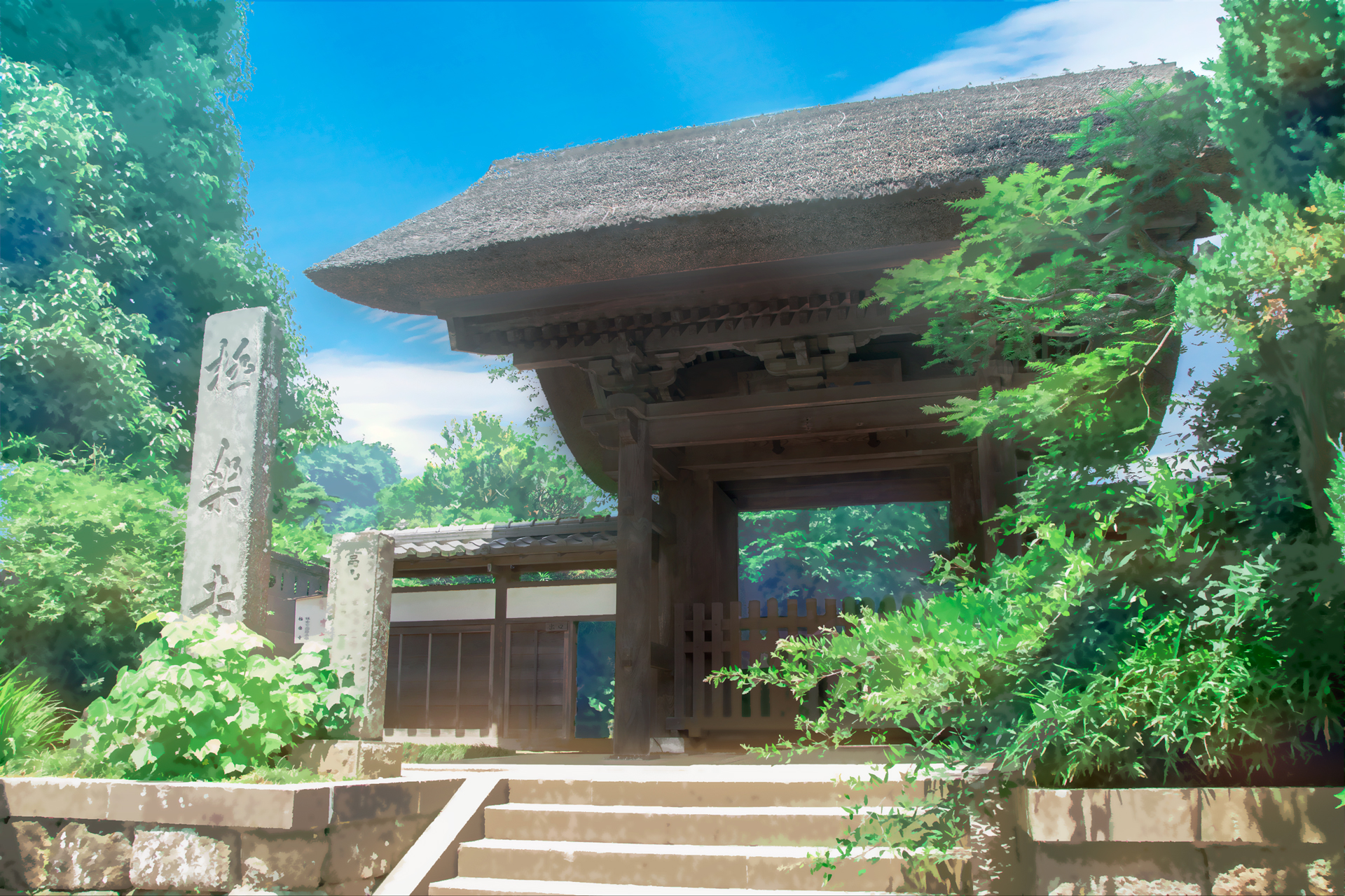 759187 Bild herunterladen animes, temple - Hintergrundbilder und Bildschirmschoner kostenlos