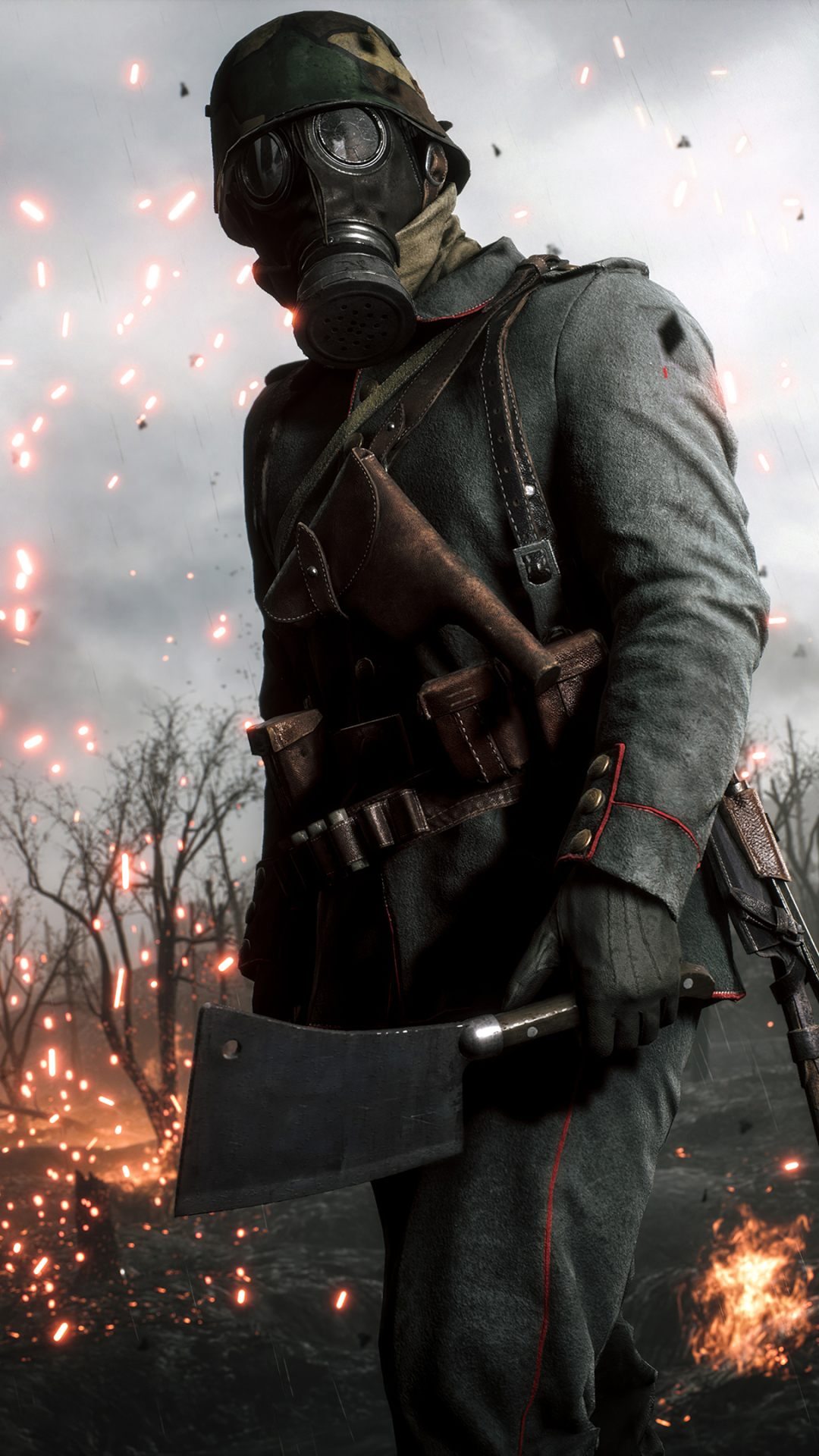 Download mobile wallpaper Battlefield, Gas Mask, Soldier, Video Game, Battlefield 1 for free.