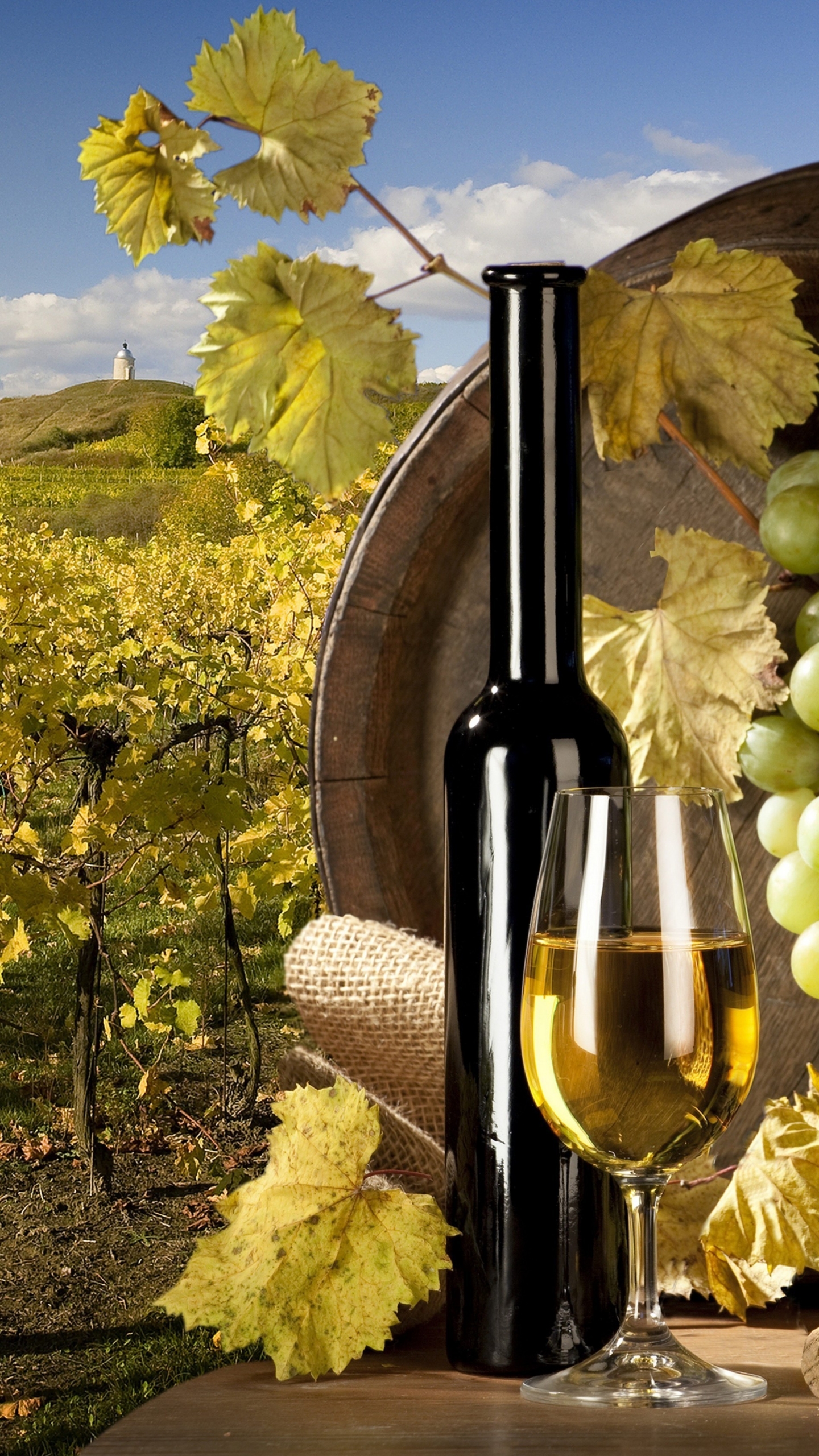 Handy-Wallpaper Herbst, Wein, Nahrungsmittel kostenlos herunterladen.