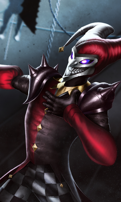 Download mobile wallpaper League Of Legends, Dark, Creepy, Clown, Video Game, Shaco (League Of Legends) for free.