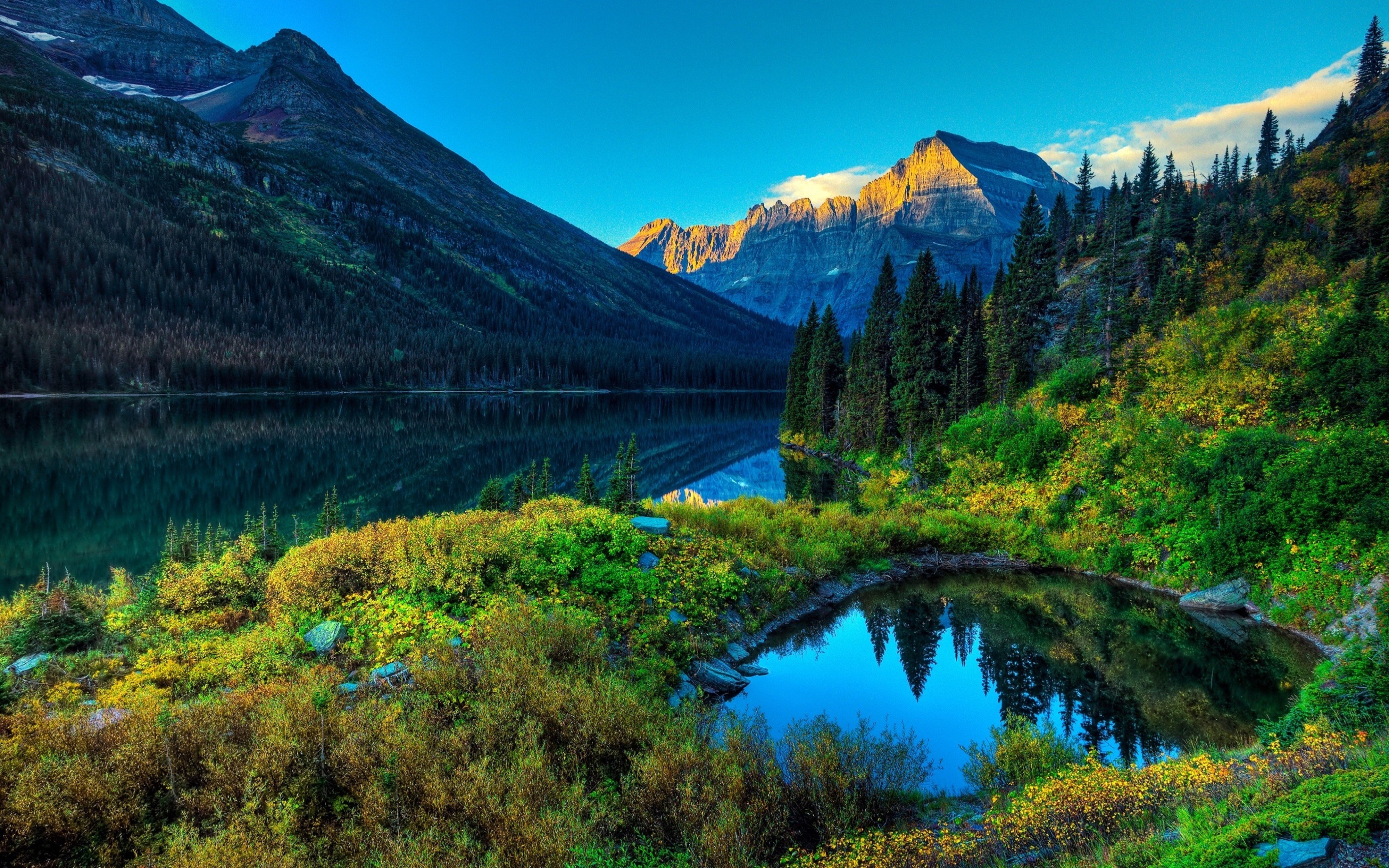 Скачать картинку Озера, Гора, Озеро, Земля/природа в телефон бесплатно.