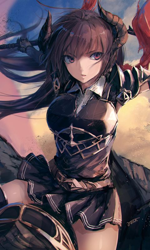 Download mobile wallpaper Anime, Rage Of Bahamut for free.