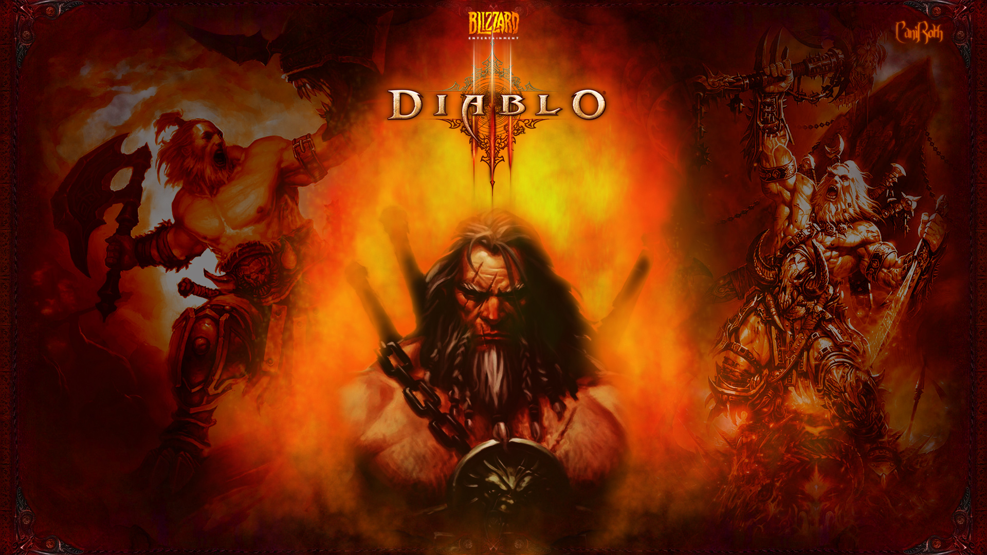 barbarian (diablo iii), video game, diablo iii, diablo