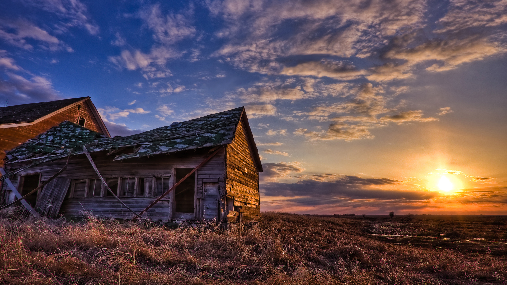 Descarga gratis la imagen Casa, Atardecer, Tierra/naturaleza en el escritorio de tu PC