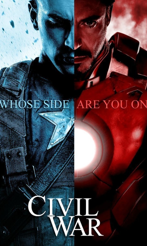 Download mobile wallpaper Iron Man, Captain America, Movie, Captain America: Civil War for free.