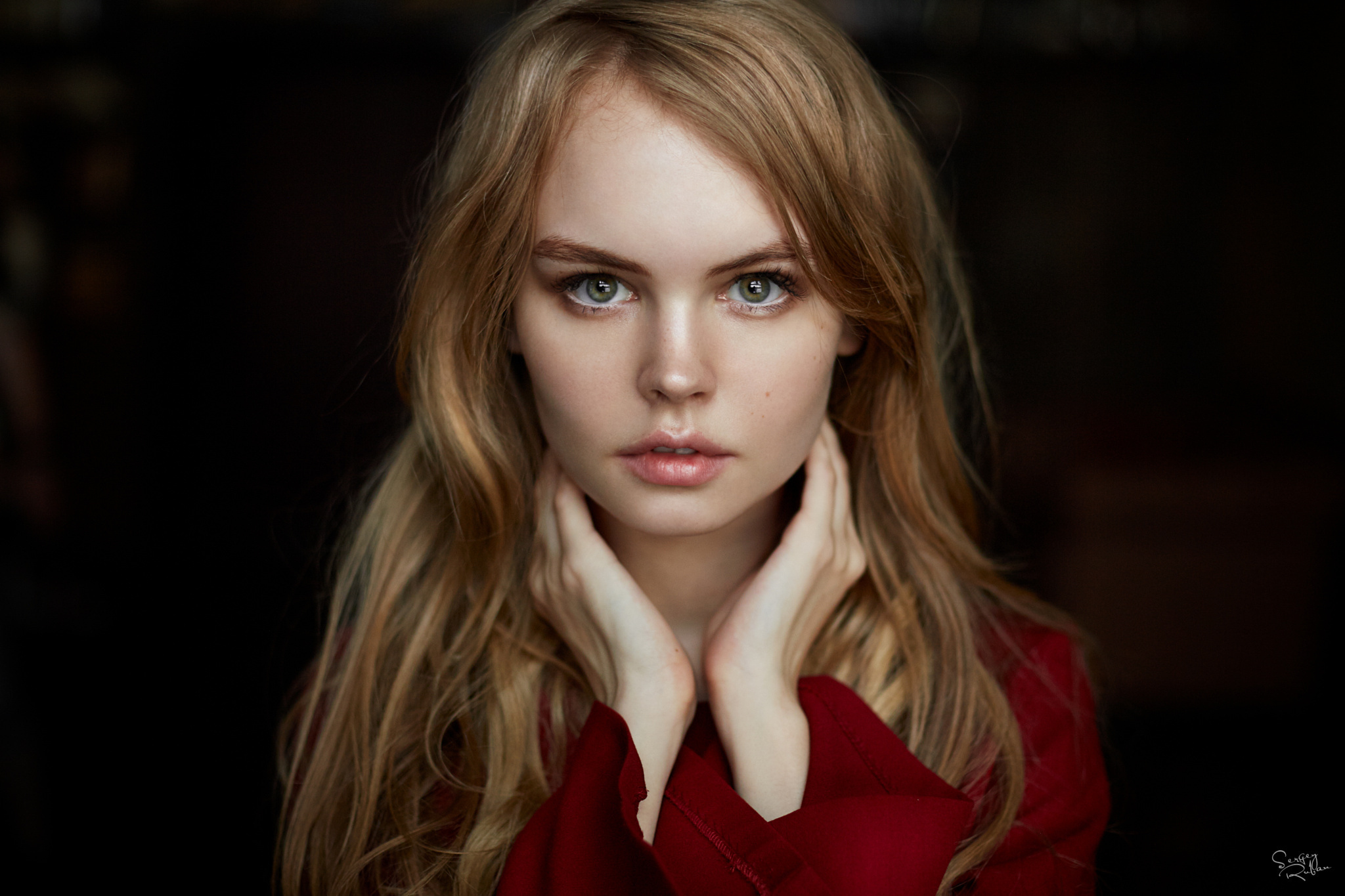 Handy-Wallpaper Russisch, Gesicht, Modell, Frauen, Grüne Augen, Blondinen, Anastasiya Scheglova kostenlos herunterladen.