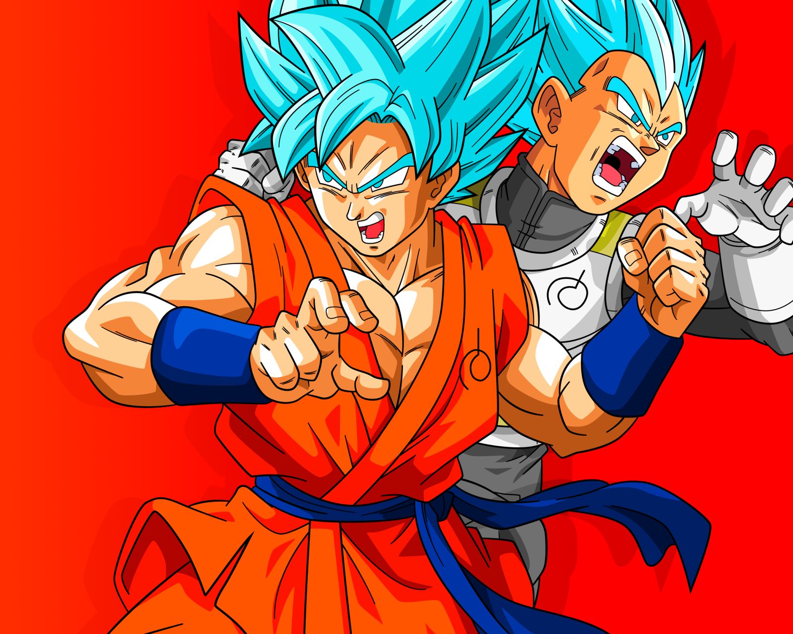 Download mobile wallpaper Anime, Dragon Ball, Goku, Vegeta (Dragon Ball), Dragon Ball Super, Ssgss Goku, Ssgss Vegeta for free.