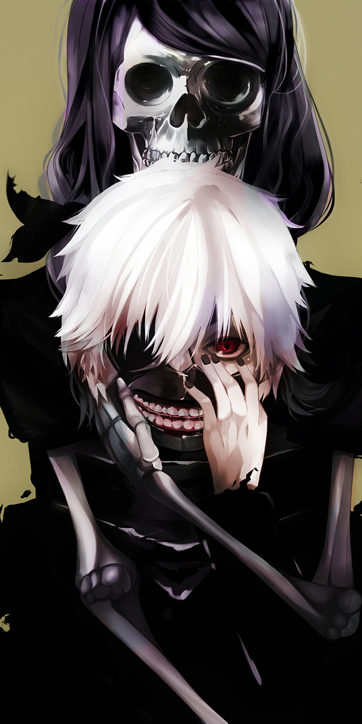 Download mobile wallpaper Anime, Ken Kaneki, Tokyo Ghoul, Rize Kamishiro for free.