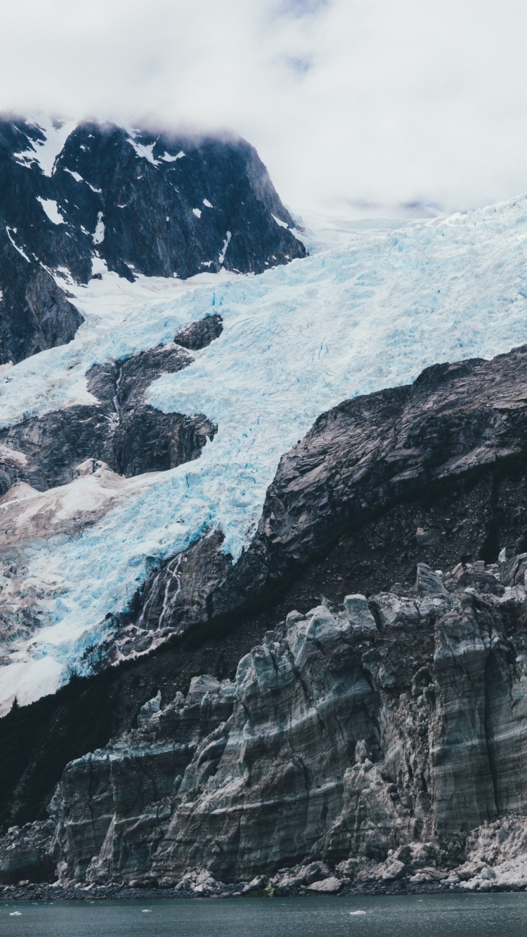 Download mobile wallpaper Snow, Mountain, Earth, Glacier for free.