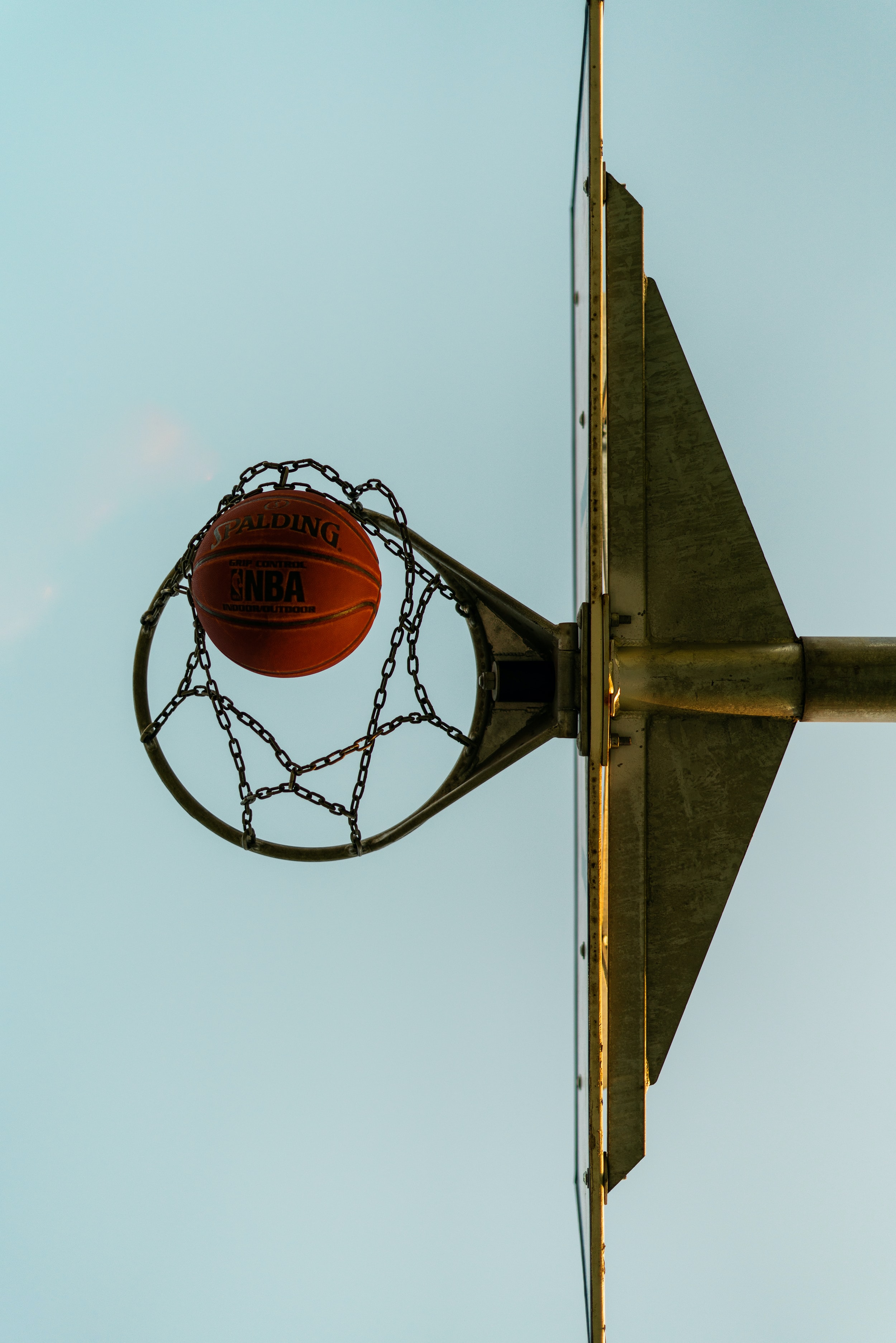 basketball hoop, basketball ring, sports, basketball, chains, ball