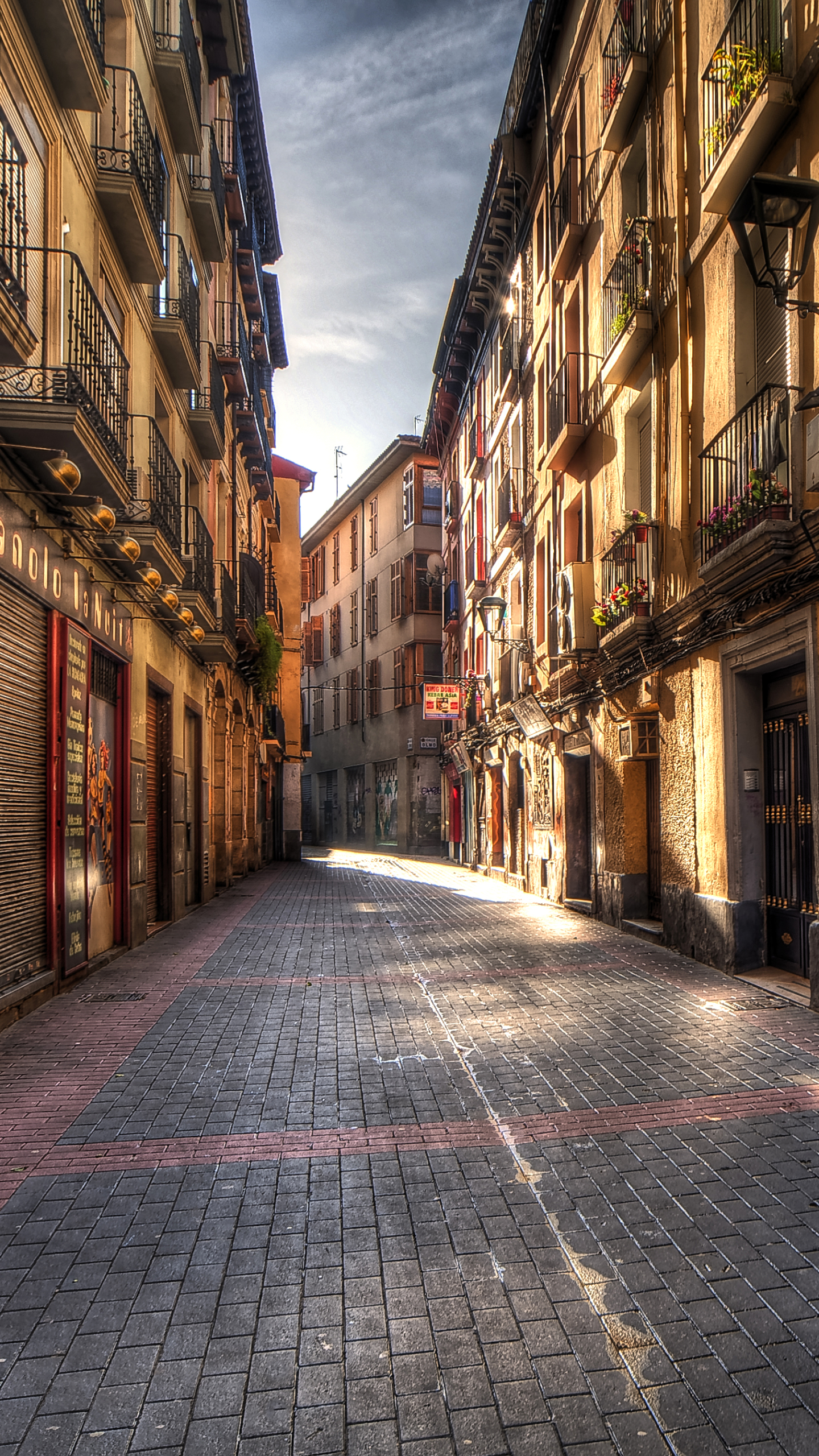 Download mobile wallpaper Building, Alley, Street, Spain, Man Made for free.