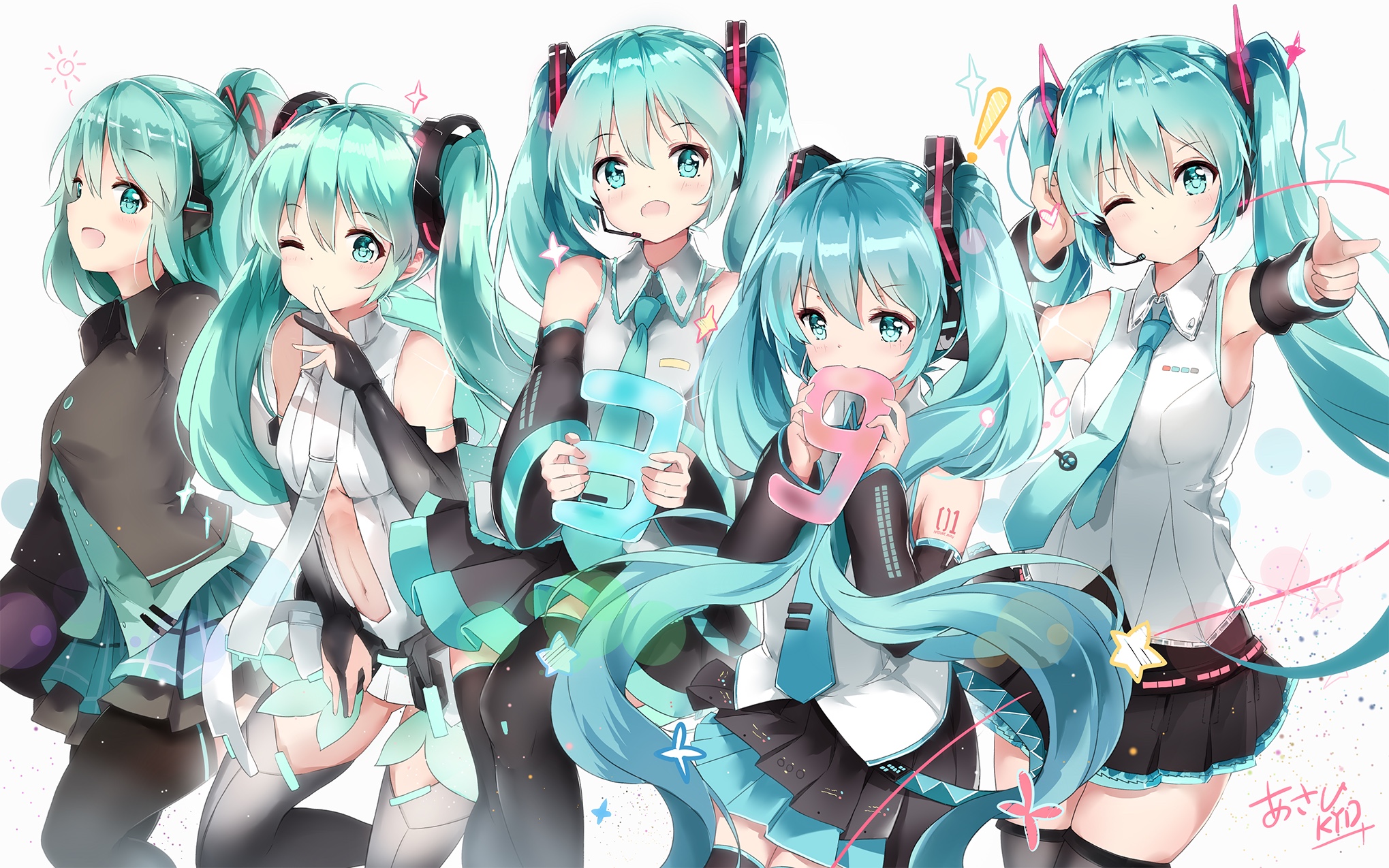 無料モバイル壁紙ボーカロイド, 初音ミク, アニメをダウンロードします。