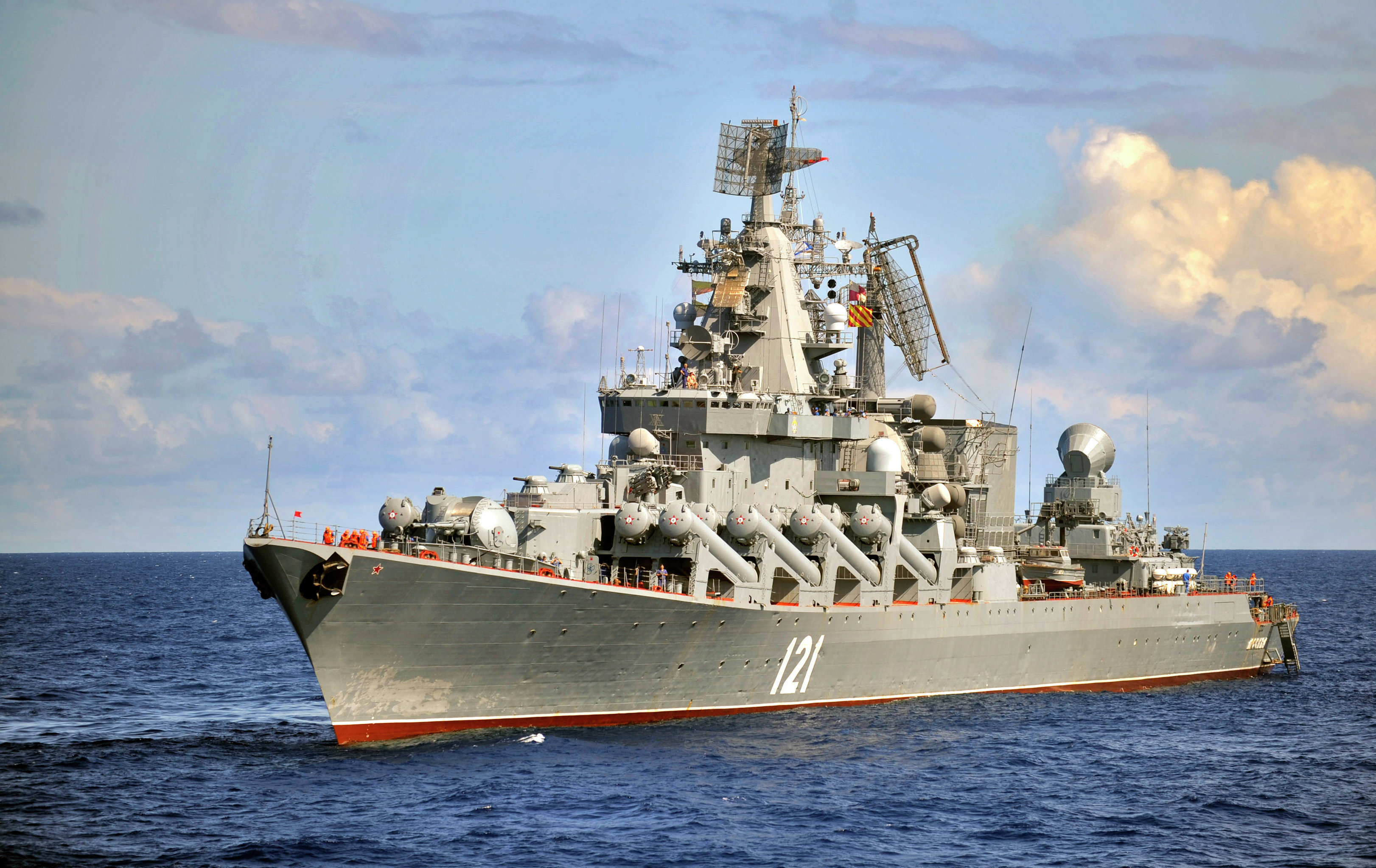 383291壁紙のダウンロード軍隊, ロシア巡洋艦モスクワ, クルーザー, 軍艦-スクリーンセーバーと写真を無料で