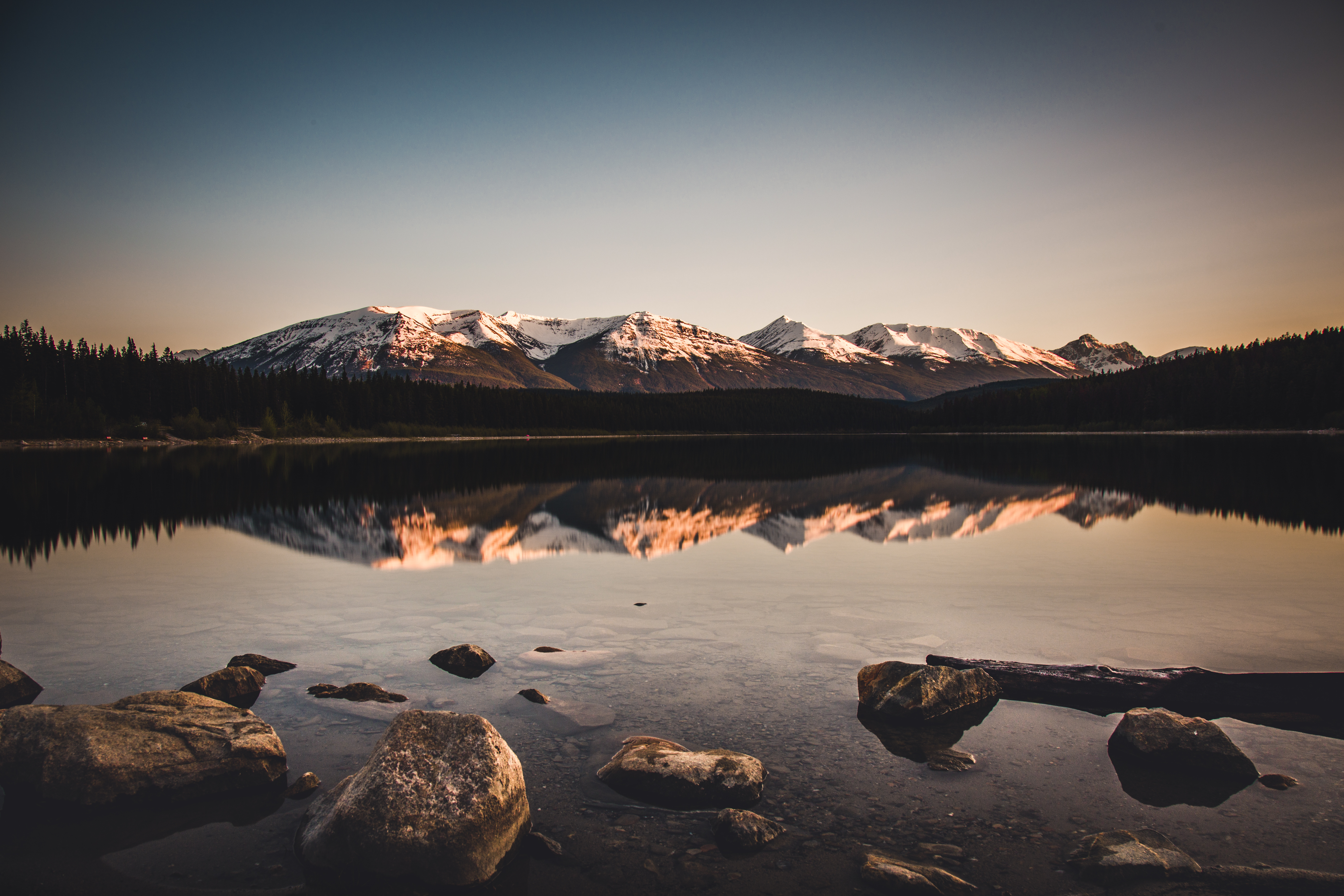 Free download wallpaper Stones, Mountains, Lake, Reflection, Landscape, Nature on your PC desktop