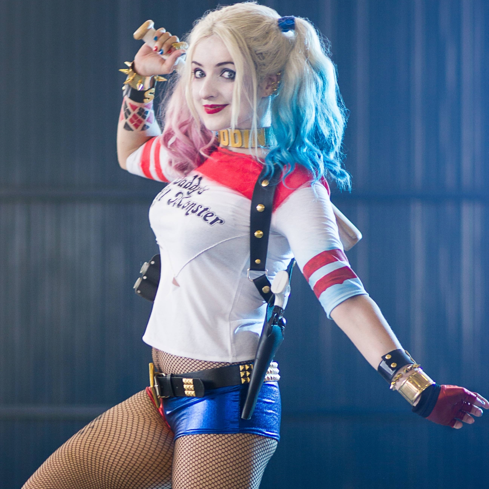 Free download wallpaper Movie, Harley Quinn, Cosplay, Suicide Squad on your PC desktop