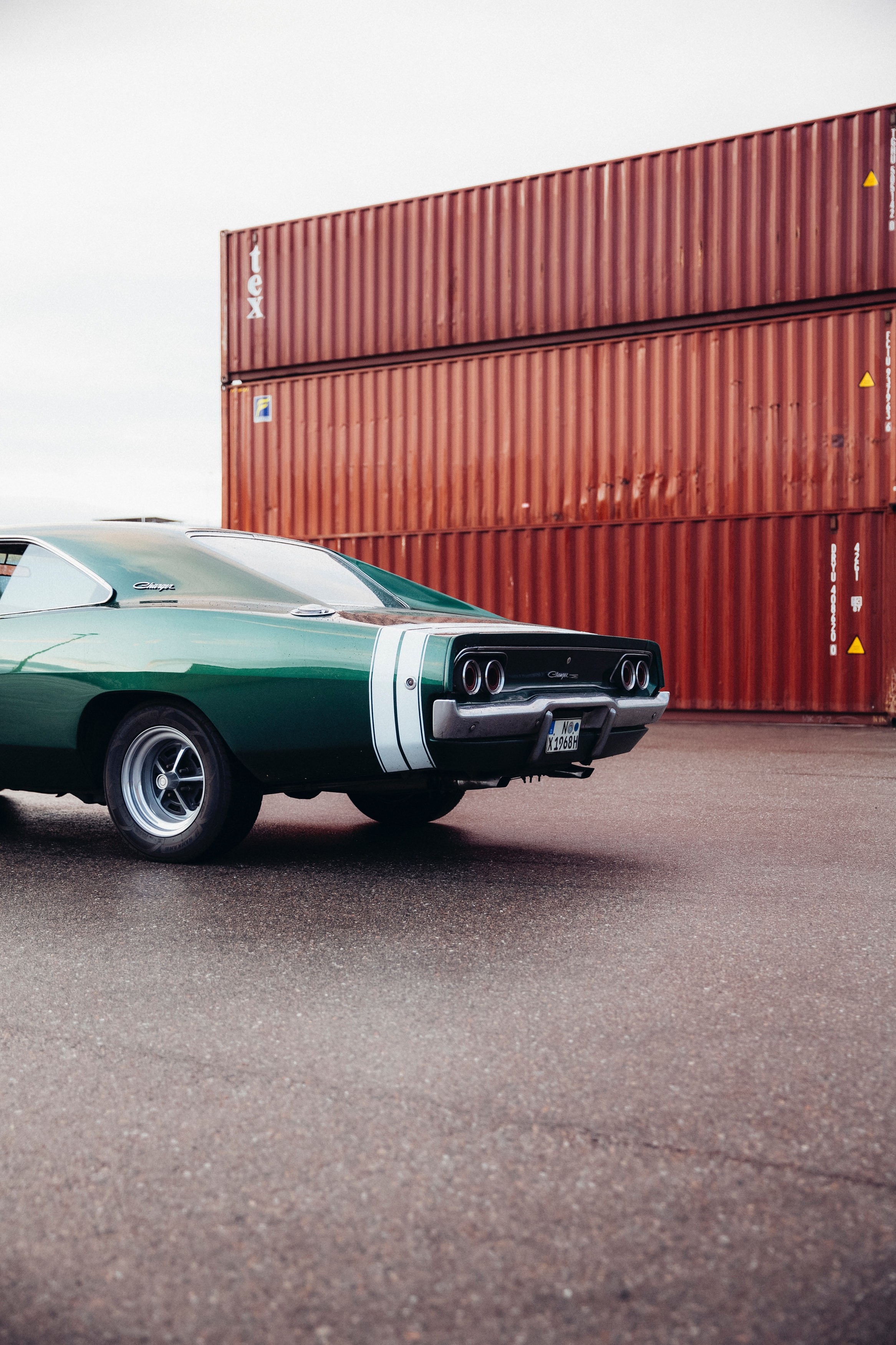 dodge charger, dodge, cars, green, car, retro