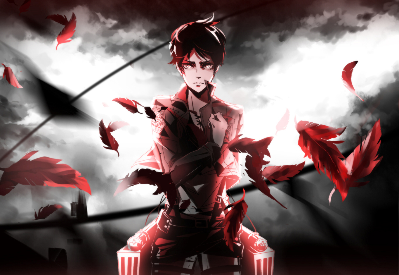 Handy-Wallpaper Animes, Eren Jäger, Attack On Titan kostenlos herunterladen.