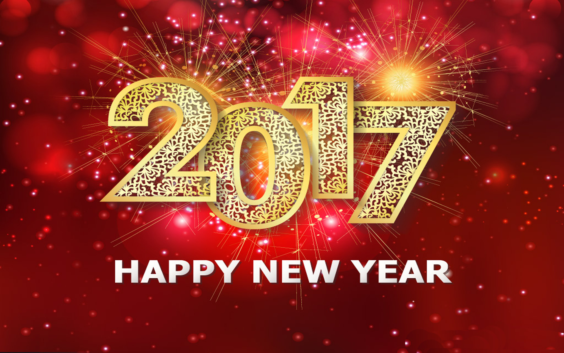 Популярные заставки и фоны Новый Год 2017 на компьютер