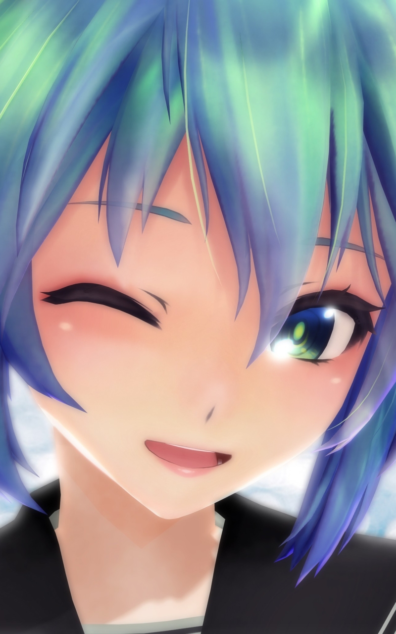 Descarga gratuita de fondo de pantalla para móvil de Vocaloid, Animado, Pelo Azul, Hatsune Miku.