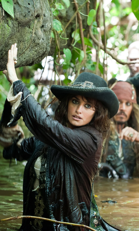 Baixar papel de parede para celular de Piratas Do Caribe, Penelope Cruz, Filme, Piratas Do Caribe: Navegando Em Águas Misteriosas, Angélica Ensina gratuito.