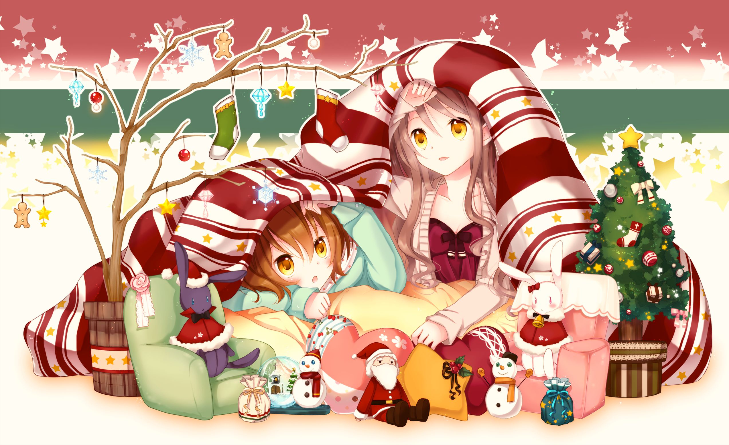 Free download wallpaper Anime, Christmas on your PC desktop