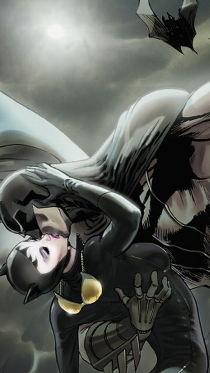 Handy-Wallpaper Batman, Catwoman, Comics kostenlos herunterladen.