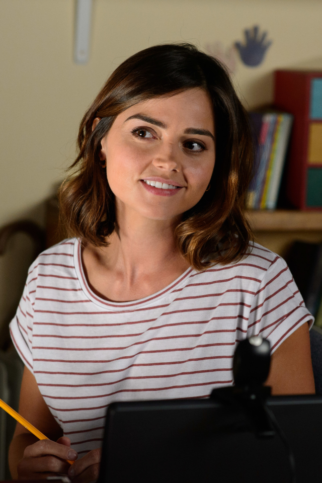Download mobile wallpaper Movie, Jenna Coleman, Me Before You for free.